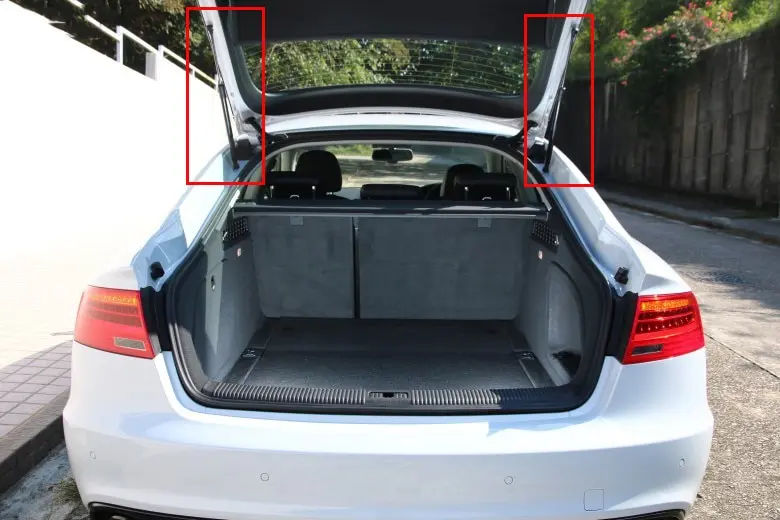 Амортизаторы задней двери багажника с пружиной для Audi A5 Sportback (8TA) 2007-2016, Audi S5 Sportback B8/8T, газовая пружина-амортизатор для подъема задней двери багажника
Амортизаторы задней двери багажника с пружиной для Audi A5 Sportback (8TA) 2007-2016, Audi S5 Sportback B8/8T, газовая пружина-амортизатор для подъема задней двери багажника