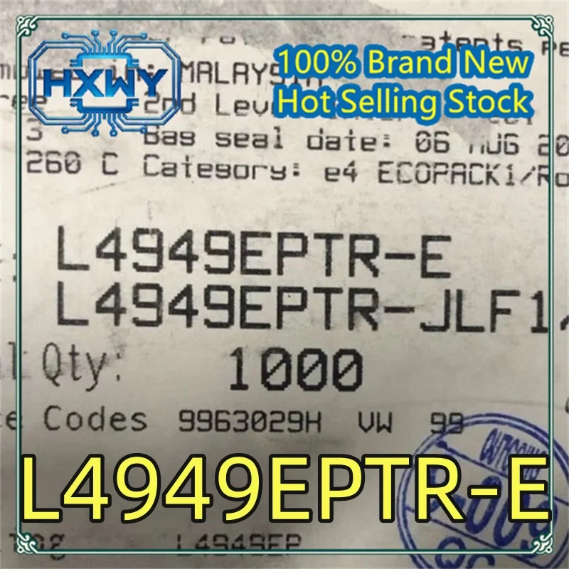 (10/50 pieces) L4949EPTR-E L4949EP SOP20 Switching Regulator Imported IC Chip Brand New Original Fast Shipping
(10/50 pieces) L4949EPTR-E L4949EP SOP20 Switching Regulator Imported IC Chip Brand New Original Fast Shipping