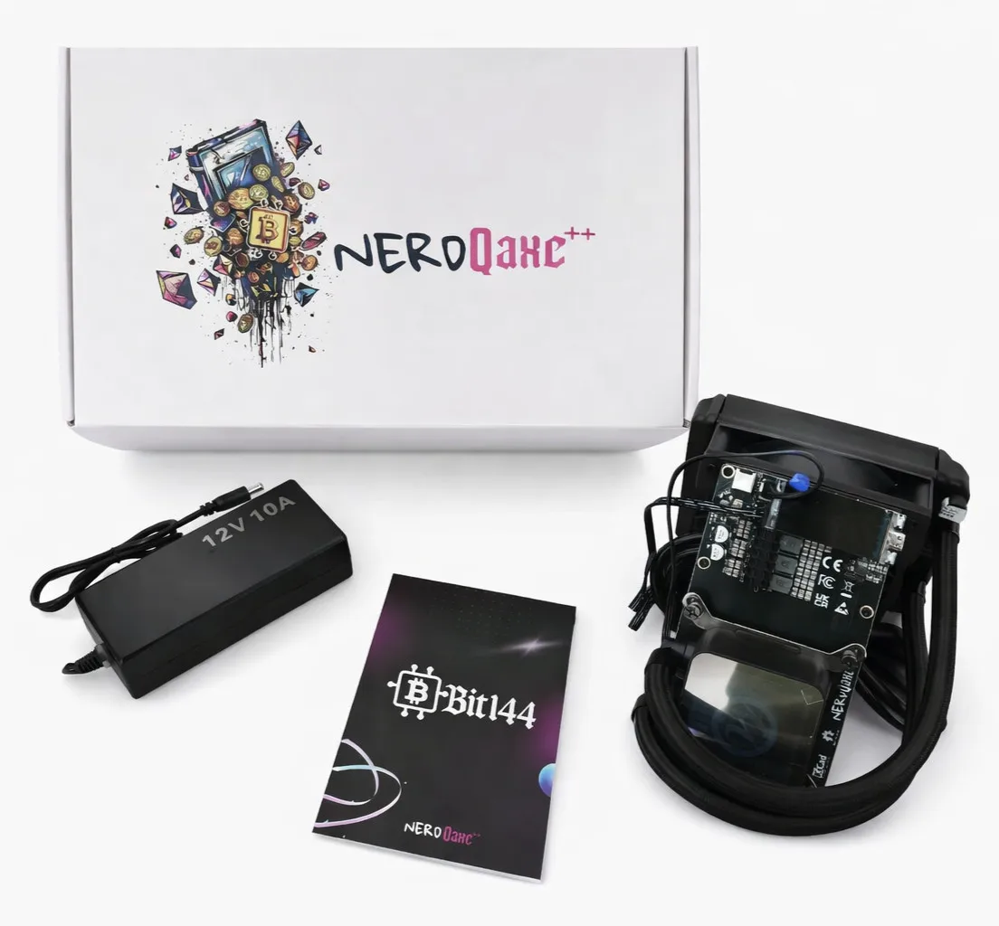 AS BUY 2 GET 1 FREE US NerdQAxe++ 4.8T Hydro PSU Stand 75W 2.4g WiFi BM1370 chips Bitcoin Miner BTC
AS BUY 2 GET 1 FREE US NerdQAxe++ 4.8T Hydro PSU Stand 75W 2.4g WiFi BM1370 chips Bitcoin Miner BTC