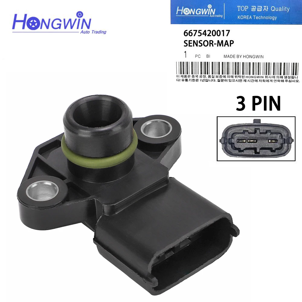 MAP Intake Air Boost Pressure Sensor For Ssangyong Actyon Rodius Stavic Kyron Rexton2 STAVIC+Euro4 D20DT 6675420017 66754 20017
MAP Intake Air Boost Pressure Sensor For Ssangyong Actyon Rodius Stavic Kyron Rexton2 STAVIC+Euro4 D20DT 6675420017 66754 20017