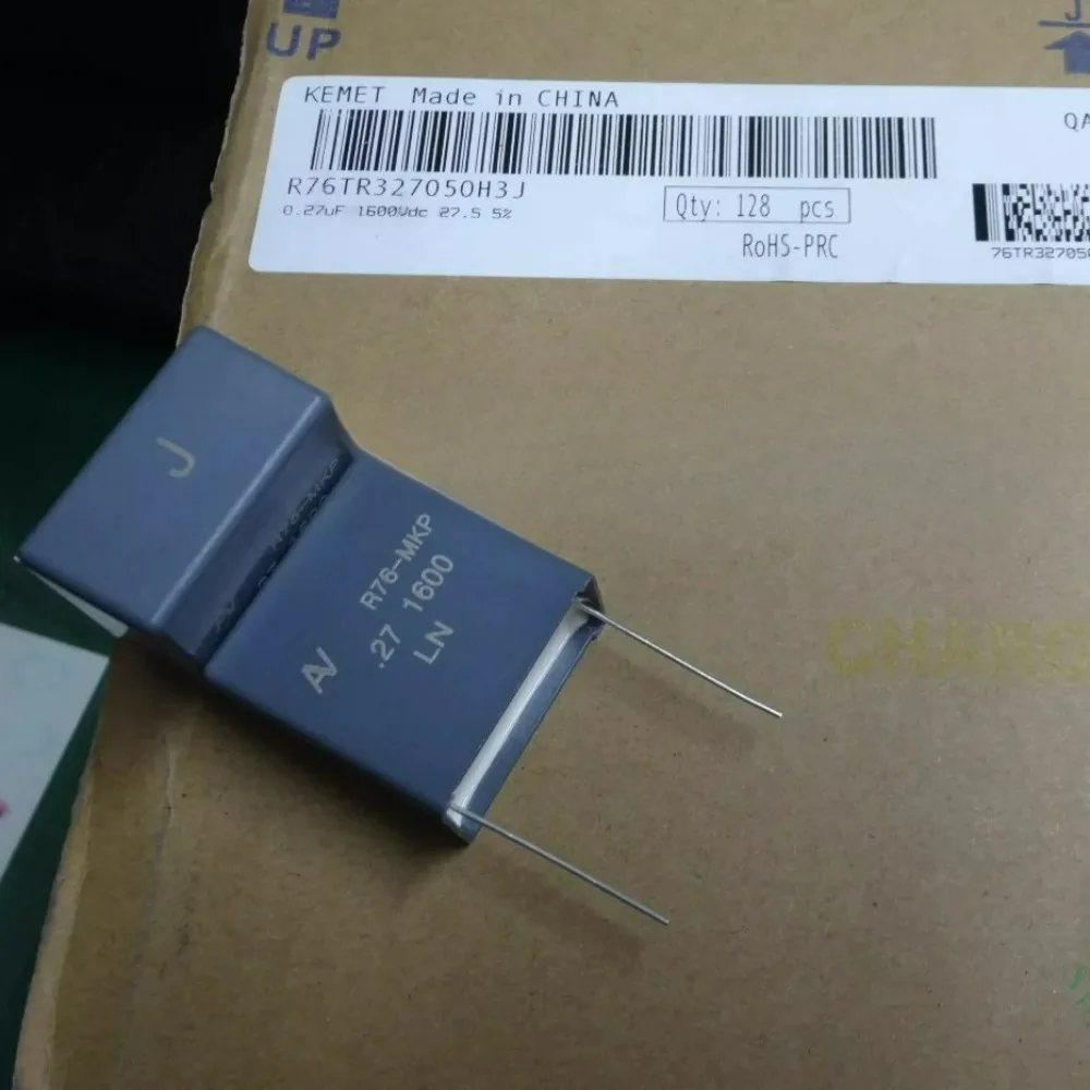 1PCS AV R76 MKP 0.27uf 1600V 270nf u27 274 J Brand New 27.5mm Film Capacitor R76TR327050H3J
1PCS AV R76 MKP 0.27uf 1600V 270nf u27 274 J Brand New 27.5mm Film Capacitor R76TR327050H3J