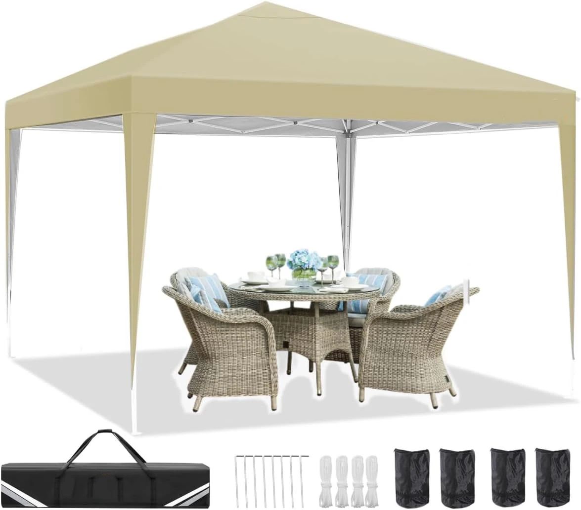 10'x10' Instant Pop-Up Canopy Tent – UV & Waterproof, 3 Height Adjustments, Includes Sandbags & Stakes
10'x10' Instant Pop-Up Canopy Tent – UV & Waterproof, 3 Height Adjustments, Includes Sandbags & Stakes