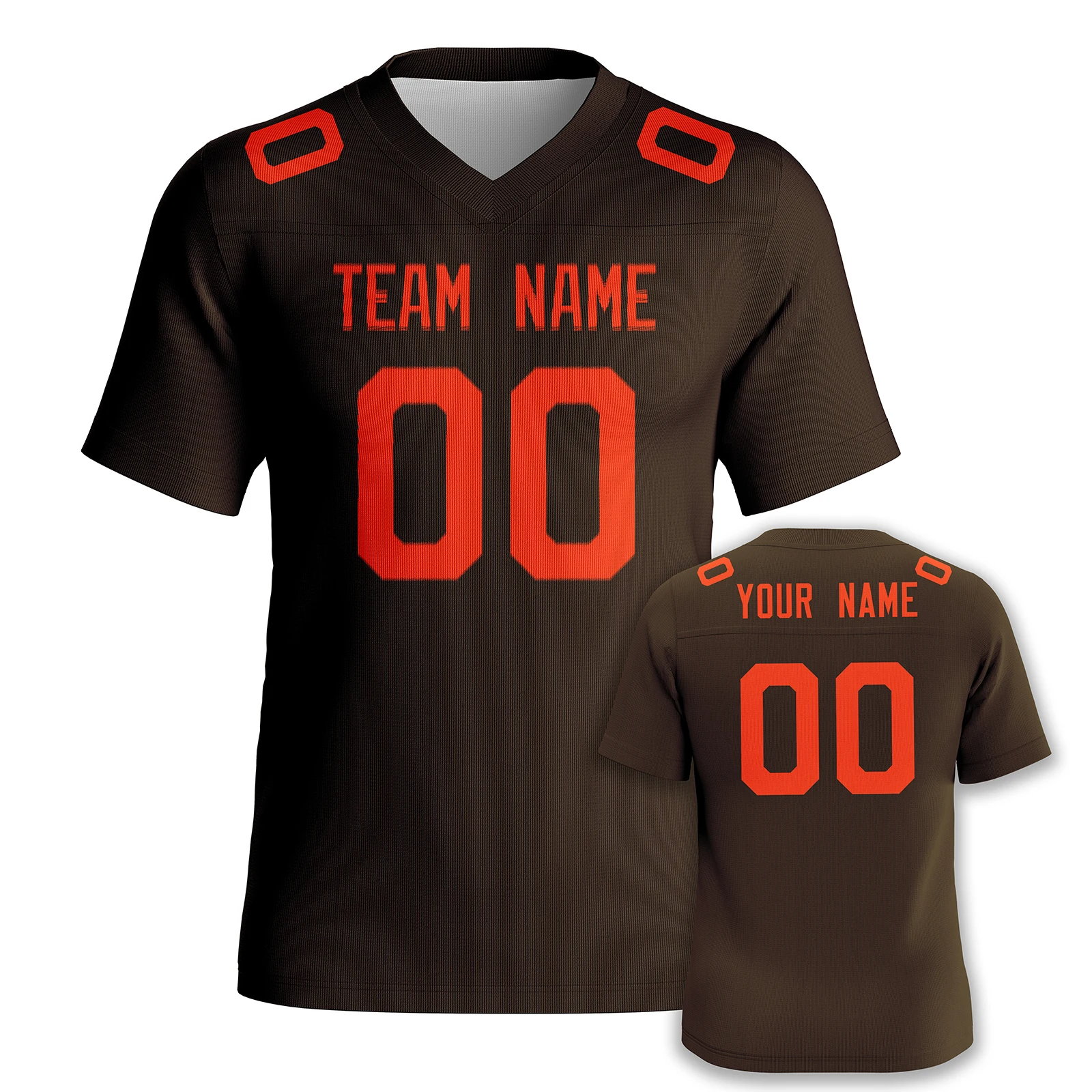 Персонализированный трикотаж для американского футбола с номером имени команды, изготовленная на заказ коричневая футбольная тренировочная рубашка, подарки для мужчин, женщин, молодежи, детей
Персонализированный трикотаж для американского футбола с номером имени команды, изготовленная на заказ коричневая футбольная тренировочная рубашка, подарки для мужчин, женщин, молодежи, детей