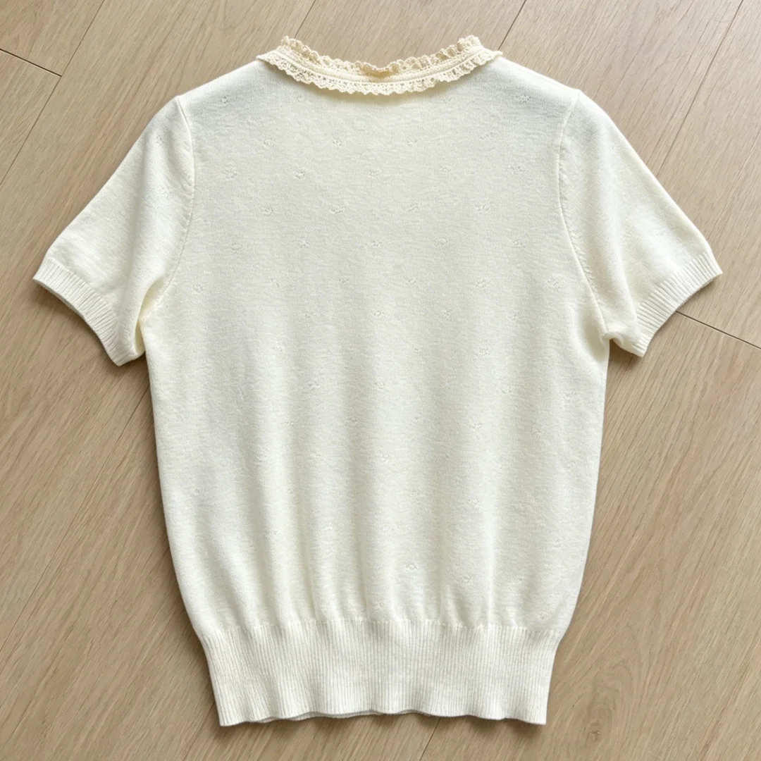2026 New women Pullover Knit Short Sleeve size M L Fit Fashion Versatile Code 024
2026 New women Pullover Knit Short Sleeve size M L Fit Fashion Versatile Code 024
