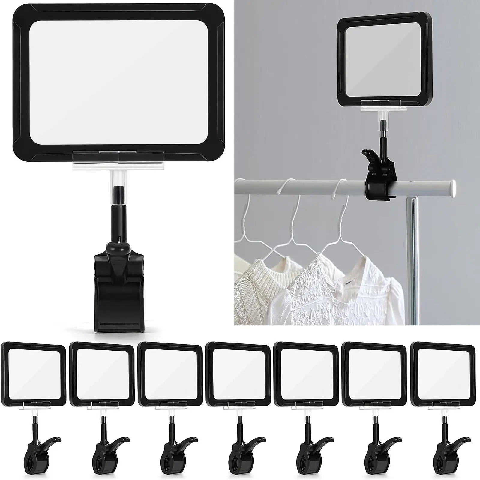 4 шт., зажимы для держателей знаков, поворотные ценники, зажимы, защита с двойной головкой для супермаркетов, розничная витрина, трубки для одежды
4 шт., зажимы для держателей знаков, поворотные ценники, зажимы, защита с двойной головкой для супермаркетов, розничная витрина, трубки для одежды