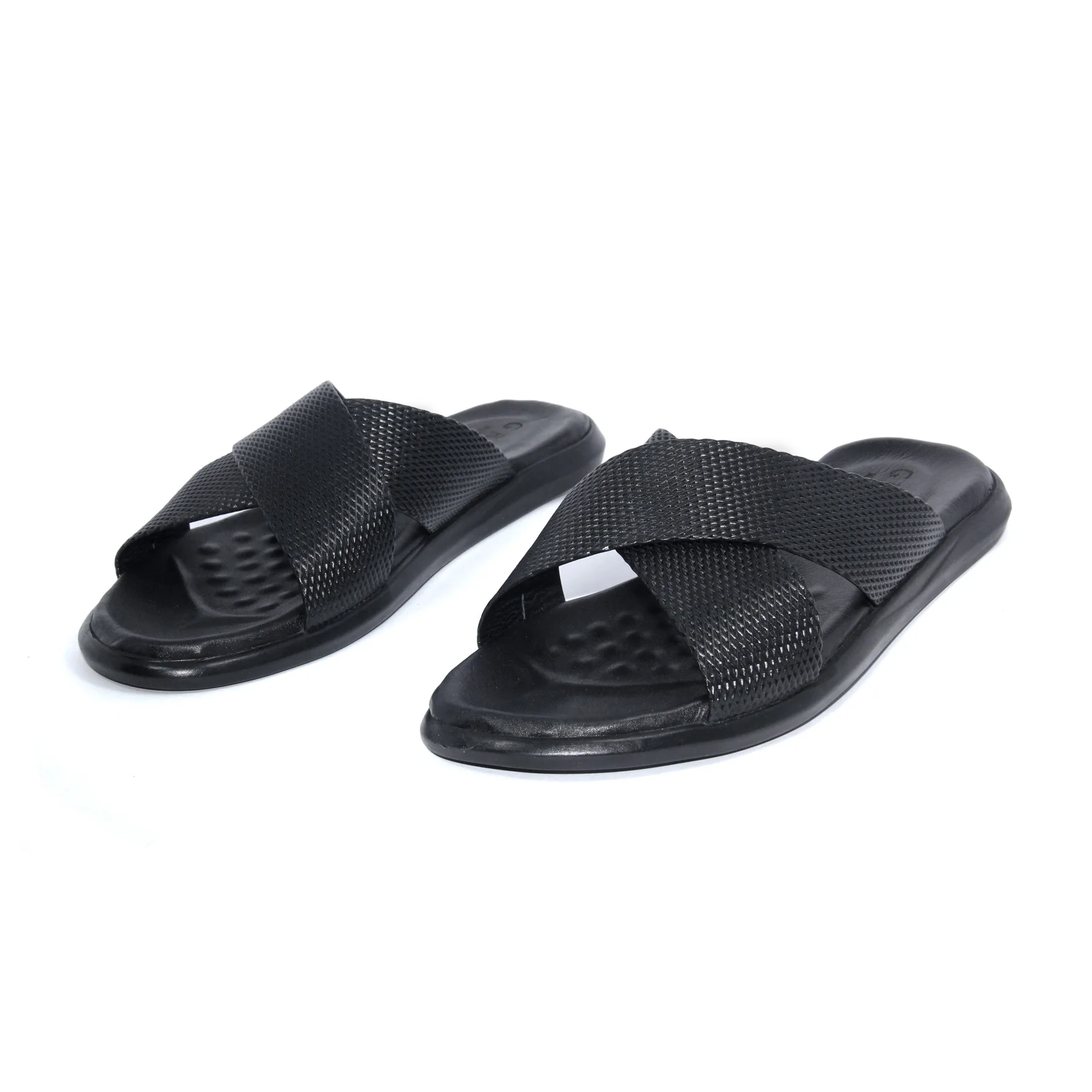 GROZ Black Leather Slippers, Real Calfskin, Lightweight Sliders for Travelling Lightweight Outdoor Sandals, Summer Collection
GROZ Black Leather Slippers, Real Calfskin, Lightweight Sliders for Travelling Lightweight Outdoor Sandals, Summer Collection