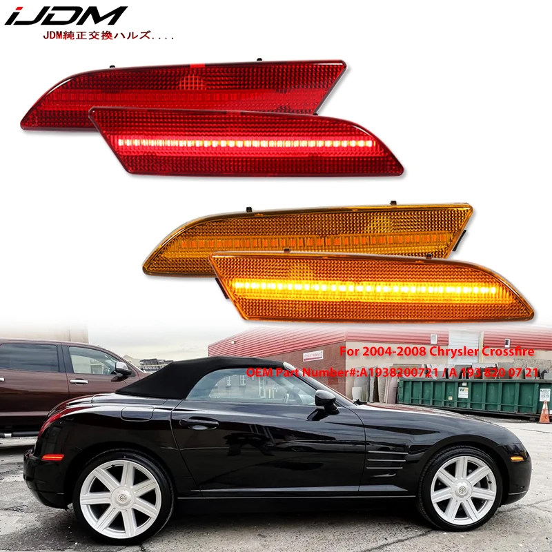 For Chrysler Crossfire Coupe/Convertible Front/Rear Side Marker Light Turn Signal Light,Parking Light OEM#5097519AA 2004-2008
For Chrysler Crossfire Coupe/Convertible Front/Rear Side Marker Light Turn Signal Light,Parking Light OEM#5097519AA 2004-2008