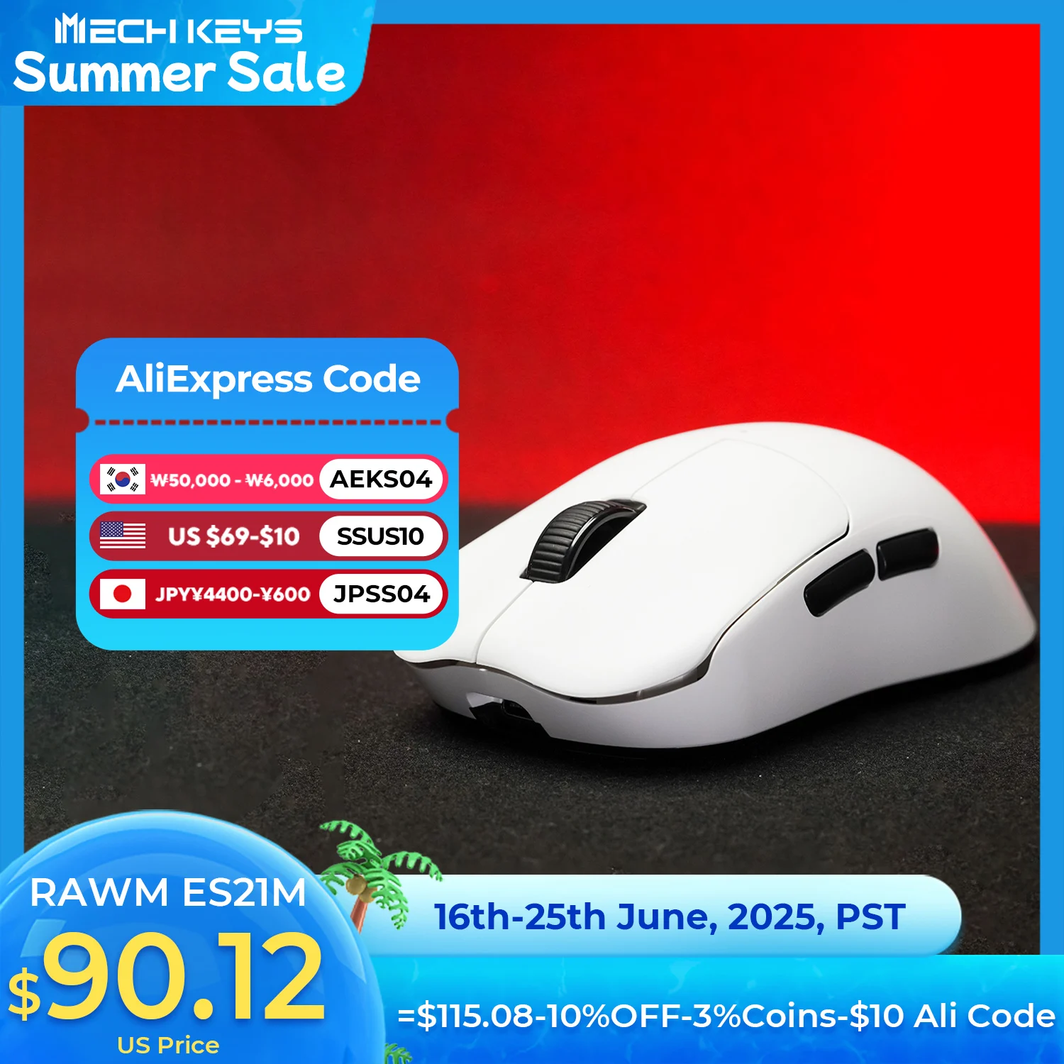 RAWM ES21M Series 8K Lightweight PAW3950 Wireless Bluetooth Mouse Nordic52840 300mAh ESports Gaming Mice Smart Speed Low Delay
RAWM ES21M Series 8K Lightweight PAW3950 Wireless Bluetooth Mouse Nordic52840 300mAh ESports Gaming Mice Smart Speed Low Delay