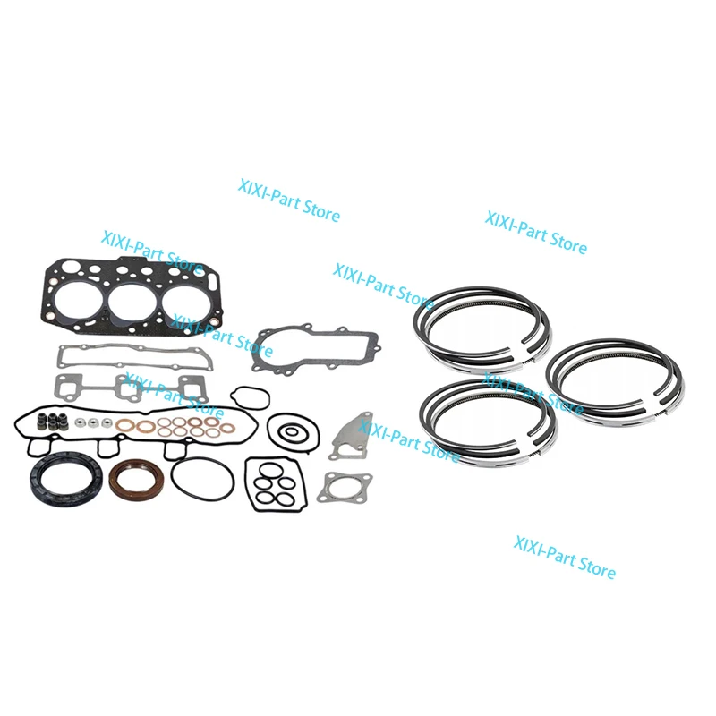 3TNV70 Full Gasket Kit Set & Piston Ring 77.4*2+1.5+3.5 For Yanmar Cylinder Head Gasket Overhaul Rebuild Kit
3TNV70 Full Gasket Kit Set & Piston Ring 77.4*2+1.5+3.5 For Yanmar Cylinder Head Gasket Overhaul Rebuild Kit