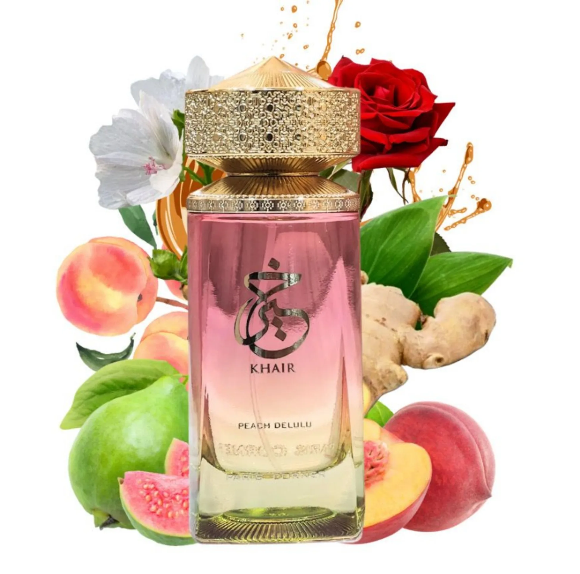 Paris Corner Khair Peach Delulu Women's Eau de Parfum Sweet Juicy Peach Floral Fragrance
Paris Corner Khair Peach Delulu Women's Eau de Parfum Sweet Juicy Peach Floral Fragrance