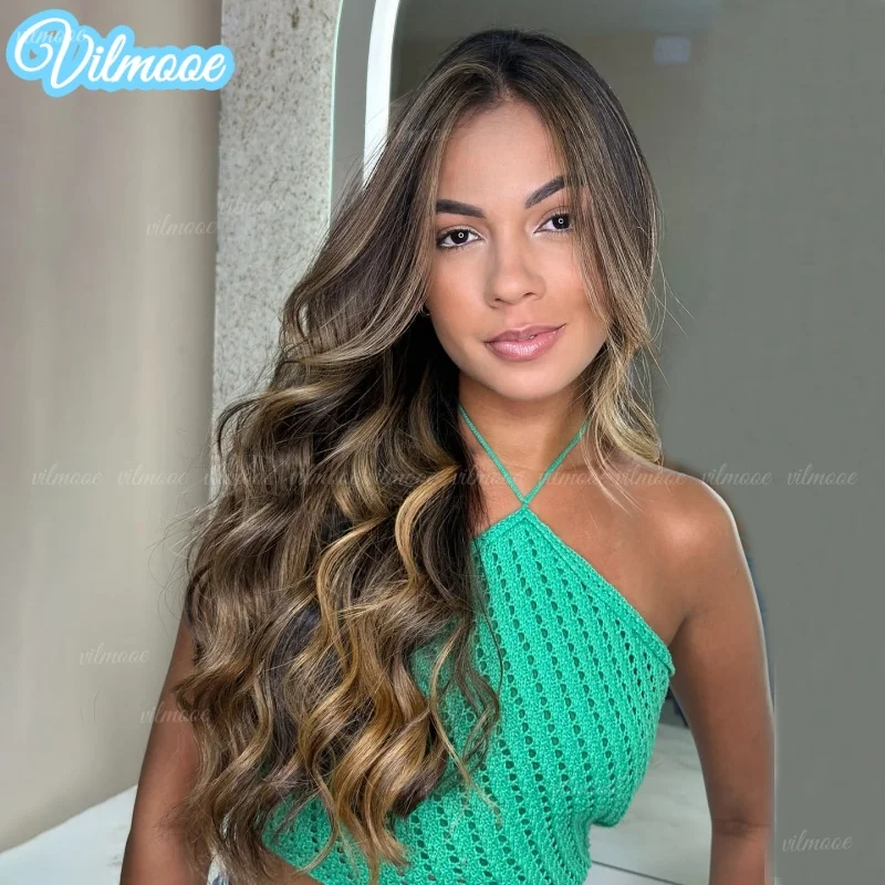 Ash Brown Honey Blonde Highlights Glueless13x4/13x6 Lace Frontal Wig Body Wave Human Hair 5x5 Silk Top Closure Wig Pre Plucked
Ash Brown Honey Blonde Highlights Glueless13x4/13x6 Lace Frontal Wig Body Wave Human Hair 5x5 Silk Top Closure Wig Pre Plucked