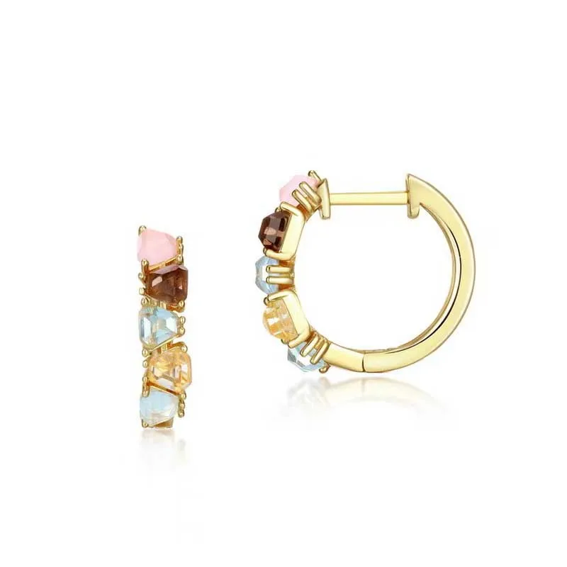S925 Silver Hoop Earrings Women 10K Gold Filled Crystal Gemstone Earrings Ins 2022 Trendy Jewelry Ear Piercing Pendientes Gift
S925 Silver Hoop Earrings Women 10K Gold Filled Crystal Gemstone Earrings Ins 2022 Trendy Jewelry Ear Piercing Pendientes Gift