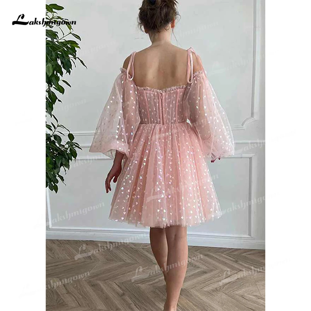 Sexy A-line Princess Sweetheart Full Long Sleeve Short Mini Tulle Homecoming Dress with Pleated Sequins Customized birthday
Sexy A-line Princess Sweetheart Full Long Sleeve Short Mini Tulle Homecoming Dress with Pleated Sequins Customized birthday