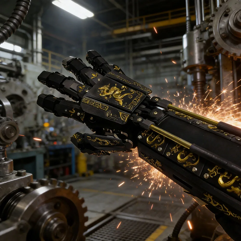 FuturePunk Gloves Armor, Sci-Fi Punk Mechanical Hand Armor Tactical Gloves Custom COS Props Armor Plate Armor Fashionable Gear
FuturePunk Gloves Armor, Sci-Fi Punk Mechanical Hand Armor Tactical Gloves Custom COS Props Armor Plate Armor Fashionable Gear