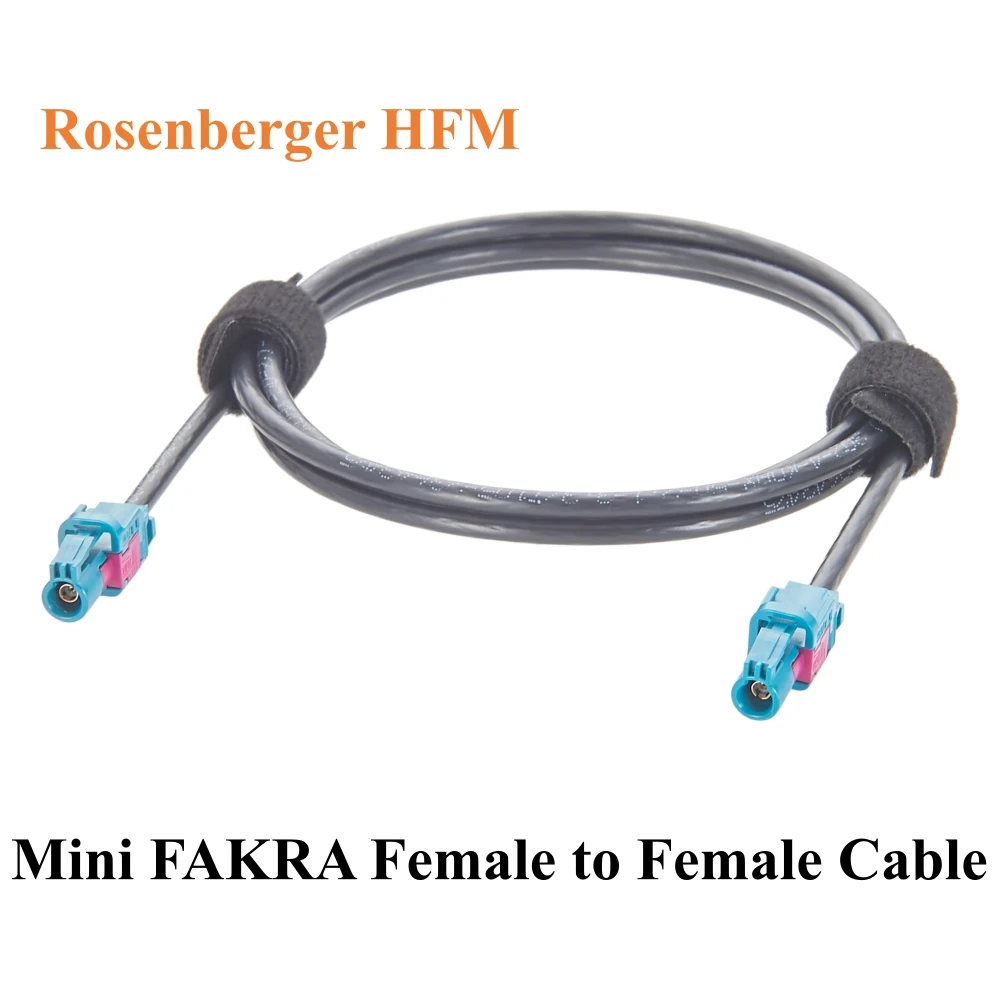 Rosenberger Mini FAKRA HFM Z Code Female to Female Coaxial Cable 50 Ohm Automotive RF Antenna Extension Cable AMK16A-1M4Z5-Z
Rosenberger Mini FAKRA HFM Z Code Female to Female Coaxial Cable 50 Ohm Automotive RF Antenna Extension Cable AMK16A-1M4Z5-Z