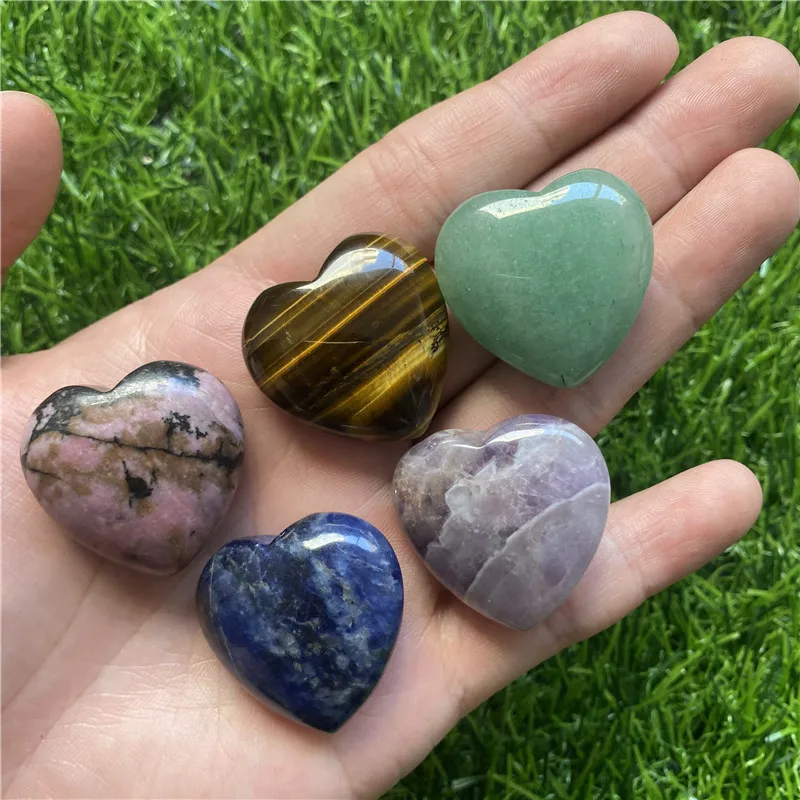 30MM Natural Love Puff Heart Shaped Healing Crystal Quartz Gemstone Pocket Palm Worry Stones Gift Wholesale For Jewelry Pendant
30MM Natural Love Puff Heart Shaped Healing Crystal Quartz Gemstone Pocket Palm Worry Stones Gift Wholesale For Jewelry Pendant