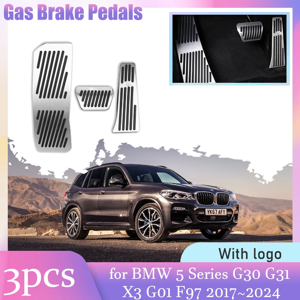 Автомобильные педали тормоза для BMW 5 Series G30 G31 X3 G01 F97 2017 ~ 2024,2018 2019 2020 2021 2022 2023 нескользящие накладки на педали из нержавеющей стали для подножки, аксессуары
Автомобильные педали тормоза для BMW 5 Series G30 G31 X3 G01 F97 2017 ~ 2024,2018 2019 2020 2021 2022 2023 нескользящие накладки на педали из нержавеющей стали для подножки, аксессуары