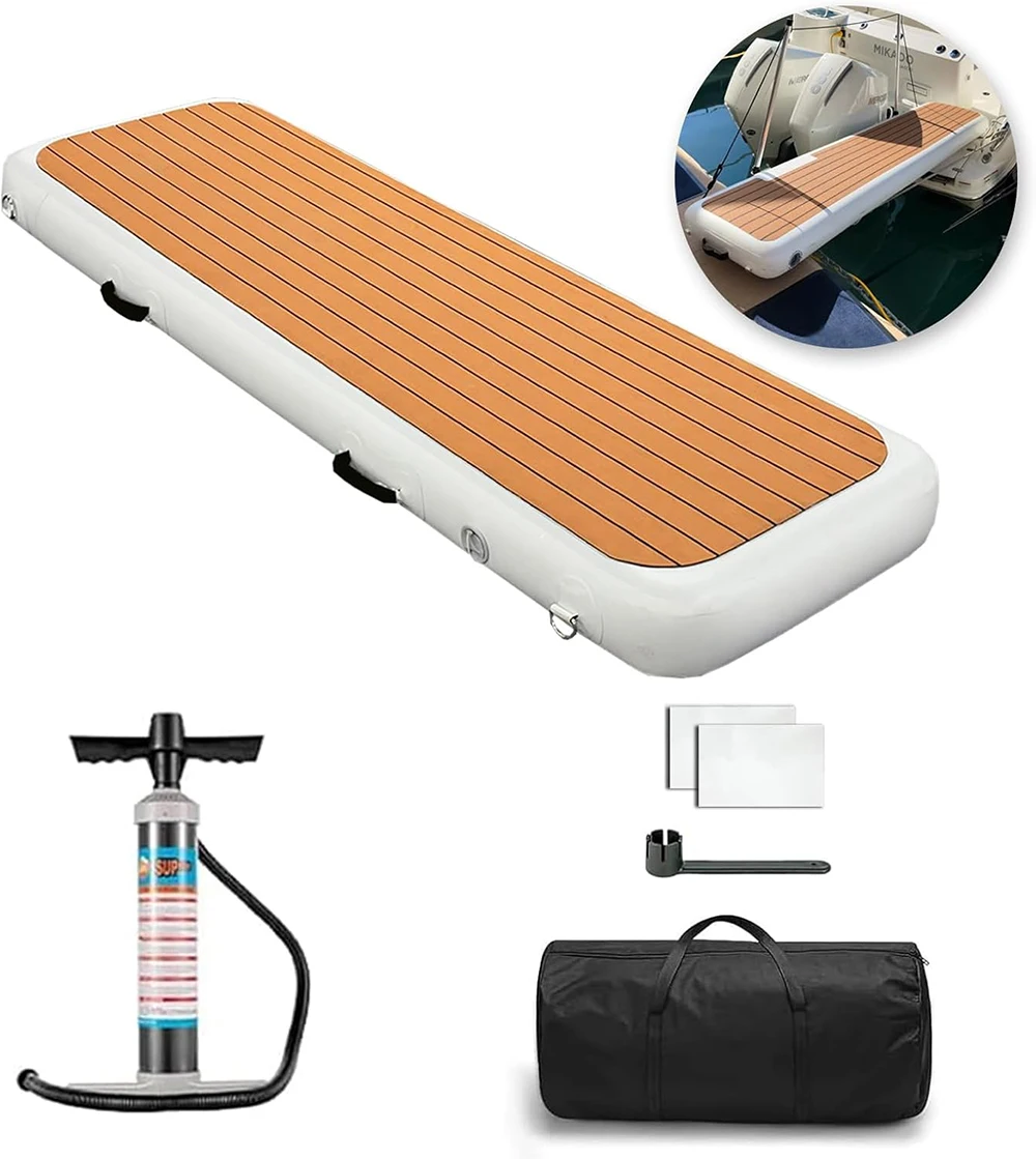 Stock 2m Long Inflatable Gangway Durable PVC Inflatable Floating Dock with Non-Slip EVA Surface Portable Gangway for Yachts
Stock 2m Long Inflatable Gangway Durable PVC Inflatable Floating Dock with Non-Slip EVA Surface Portable Gangway for Yachts