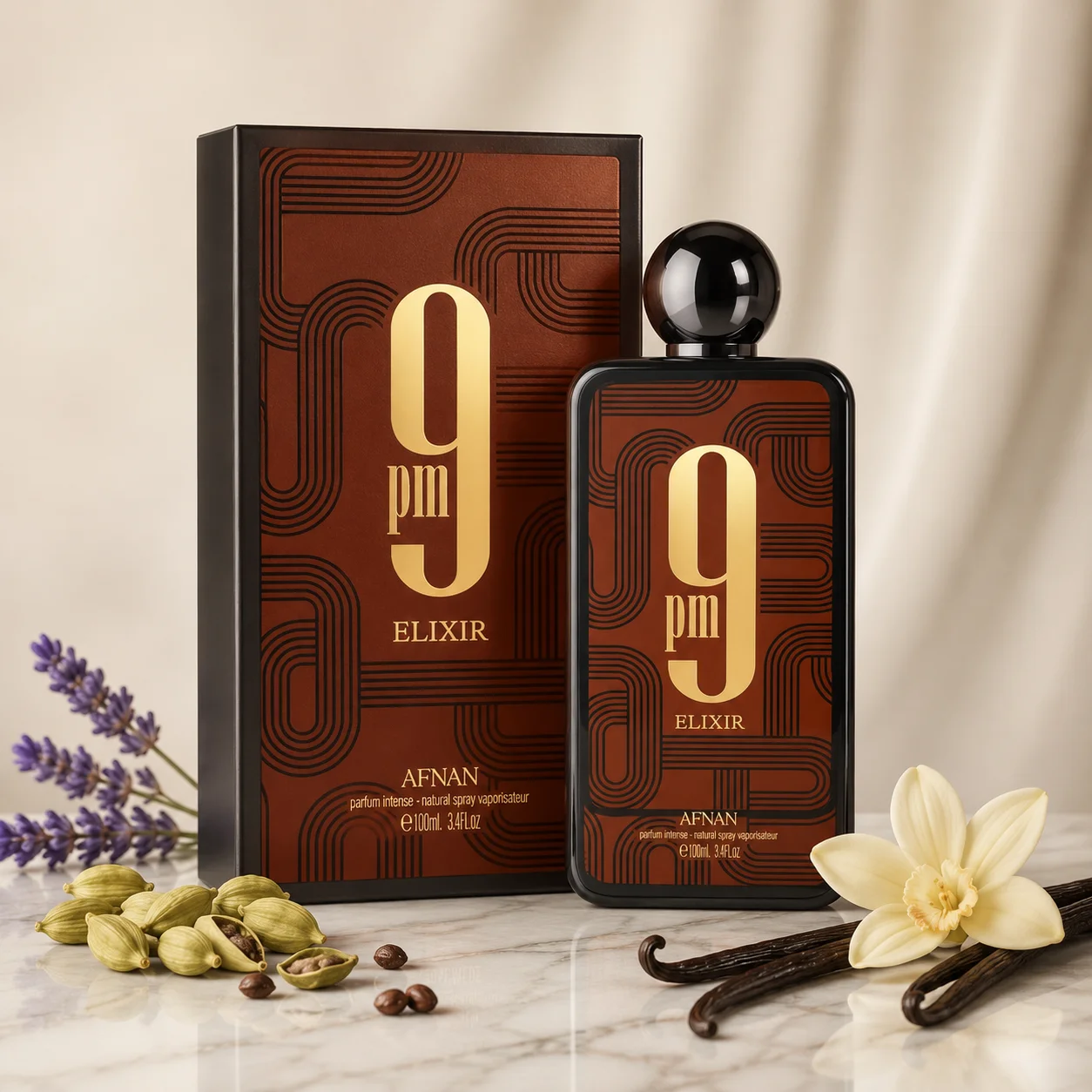 Afnan 9 PM Elixir Eau de Parfum EDP Spray 100 ml Regular Size Fragrance Long-Lasting Scent Fragrance For Daily Use
Afnan 9 PM Elixir Eau de Parfum EDP Spray 100 ml Regular Size Fragrance Long-Lasting Scent Fragrance For Daily Use