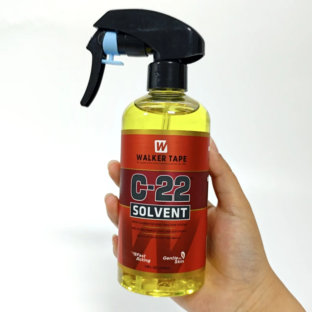C-22 Walker Tape C22 Solvent 355ml Spray Fast Acting Lace Wig Remover Adhesive Remover for Hair Systems Toupee Skin-Friendly
C-22 Walker Tape C22 Solvent 355ml Spray Fast Acting Lace Wig Remover Adhesive Remover for Hair Systems Toupee Skin-Friendly