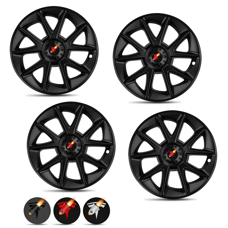 Wheel Covers 18 Inch Hubcaps Car Replacement HubCap Kit 18'' Tesla Wheel Cover Compatible with Tesla Model 3 Accessories 2021-
Wheel Covers 18 Inch Hubcaps Car Replacement HubCap Kit 18'' Tesla Wheel Cover Compatible with Tesla Model 3 Accessories 2021-