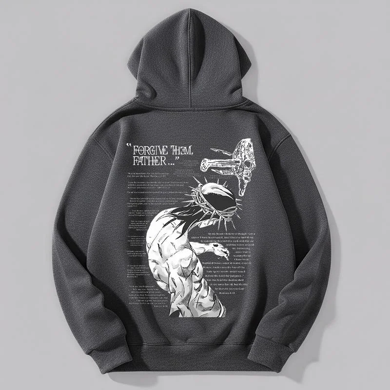 Черный пуловер с длинными рукавами из смеси хлопка, обычный крой, толстовка с графическим рисунком из Библии, мягкая дышащая ткань, прочный принт, повседневная одежда
Черный пуловер с длинными рукавами из смеси хлопка, обычный крой, толстовка с графическим рисунком из Библии, мягкая дышащая ткань, прочный принт, повседневная одежда