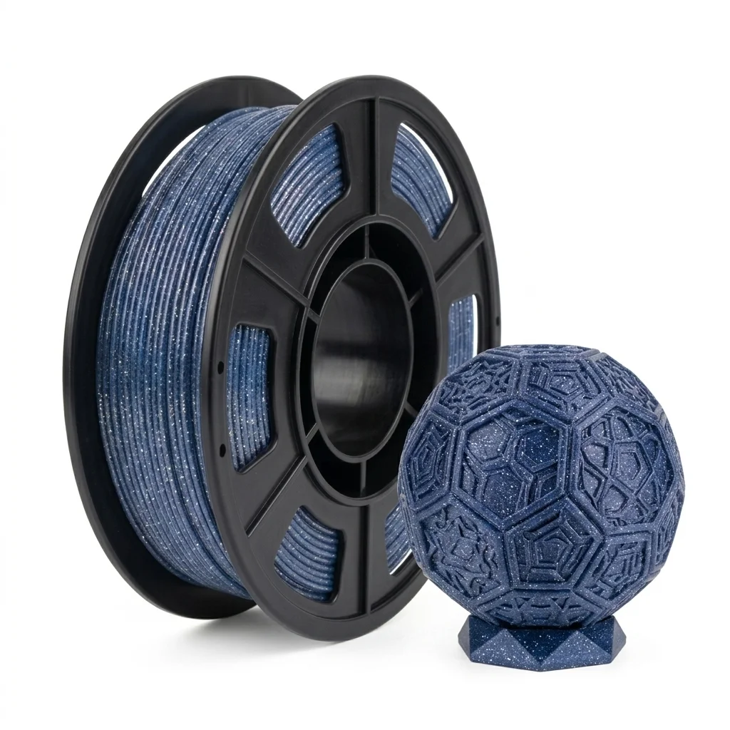 3D Printer Filament Galaxy Glitter PLA Filament 1.75mm 3D Printing Filament,blue Glitter Gold,250g,spool
3D Printer Filament Galaxy Glitter PLA Filament 1.75mm 3D Printing Filament,blue Glitter Gold,250g,spool
