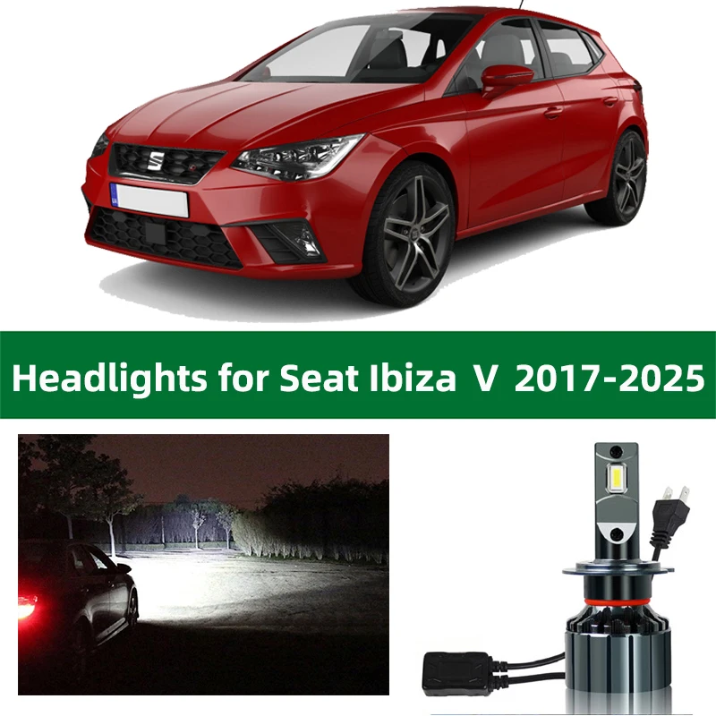 Car Canbus Headlamp For Seat Ibiza 2017 2018 2019 2020 2021 2022 2023 2024 2025 LED Headlight Bulb Low Beam High Beam Lamp Light
Car Canbus Headlamp For Seat Ibiza 2017 2018 2019 2020 2021 2022 2023 2024 2025 LED Headlight Bulb Low Beam High Beam Lamp Light