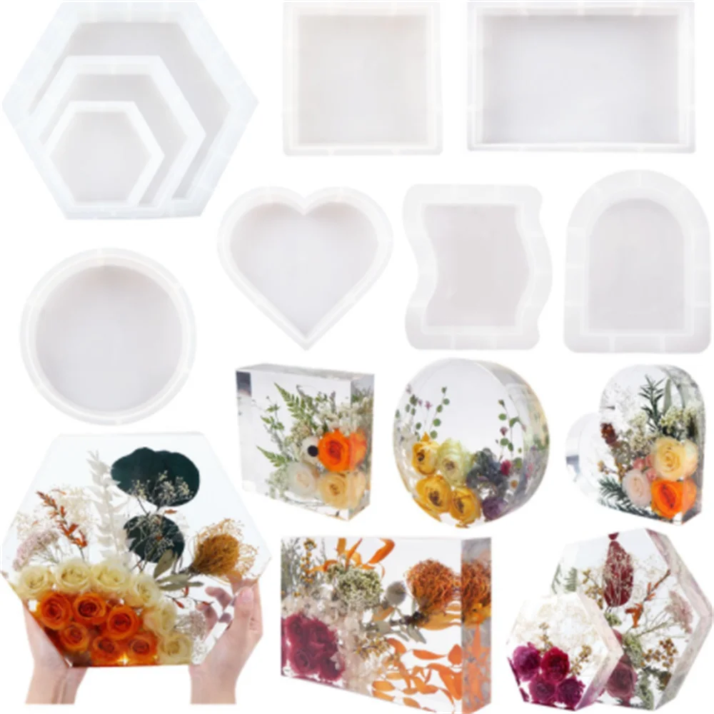 DIY Bookends Resin Mold 3D Rectangle Square Hexagon Round Heart Shape Book Stopper Table File Organizer Silicone Mould Home Desk
DIY Bookends Resin Mold 3D Rectangle Square Hexagon Round Heart Shape Book Stopper Table File Organizer Silicone Mould Home Desk