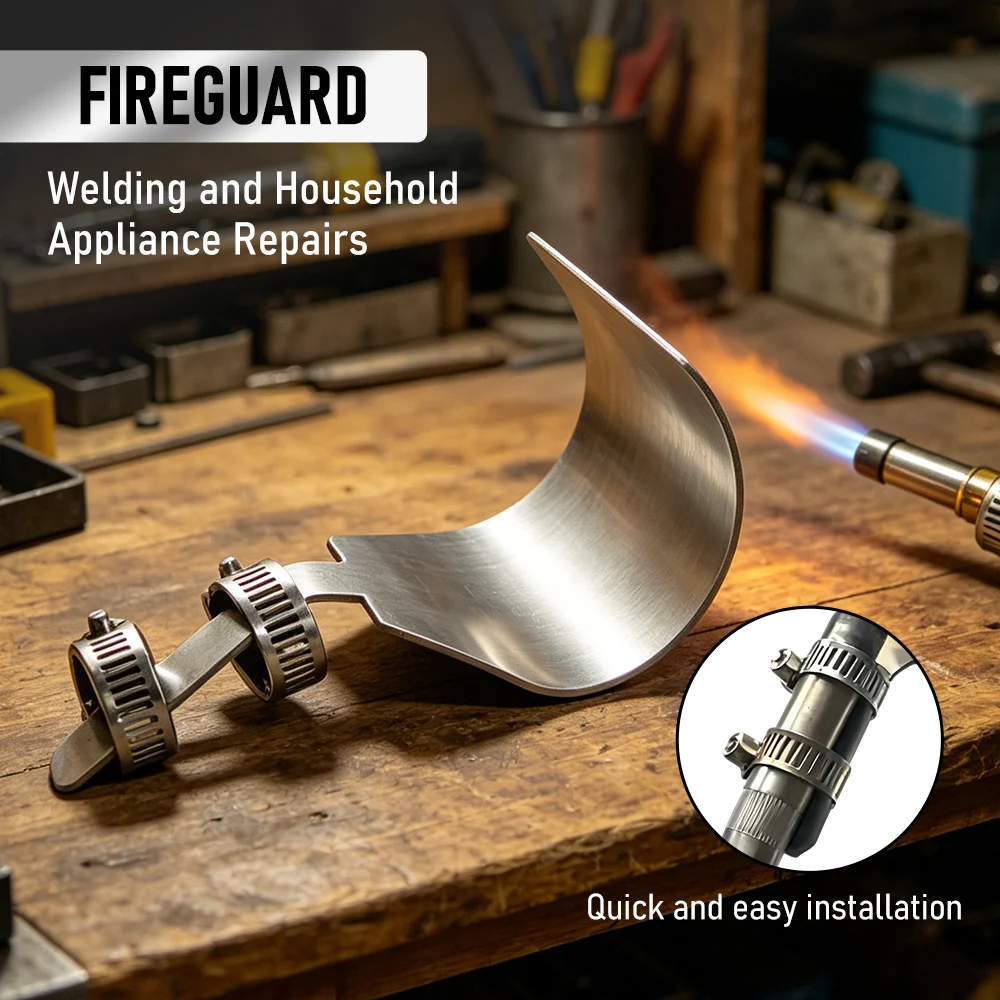 MAPP Torch Heat Shield Stainless Steel Welding Flame Baffle High Temperature Fireproof Insulation Guard for Gas Torch Welding
MAPP Torch Heat Shield Stainless Steel Welding Flame Baffle High Temperature Fireproof Insulation Guard for Gas Torch Welding