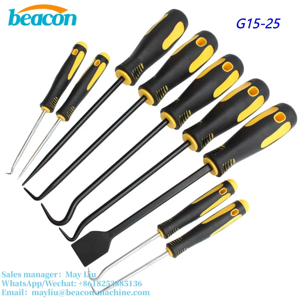 Набор отверток для сальника из 9 предметов G15-25, крючок для снятия и установки уплотнительного кольца, специальный инструмент для съемника автомобильных прокладок
Набор отверток для сальника из 9 предметов G15-25, крючок для снятия и установки уплотнительного кольца, специальный инструмент для съемника автомобильных прокладок