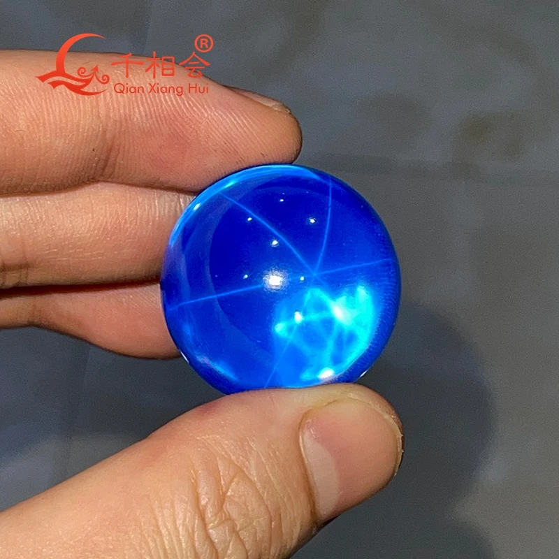 30mm Transparent Artificial Star Sapphire Blue Color Sphere Ball Shape Corundum Loose Stone without Hole Jewelry Gemstone
30mm Transparent Artificial Star Sapphire Blue Color Sphere Ball Shape Corundum Loose Stone without Hole Jewelry Gemstone