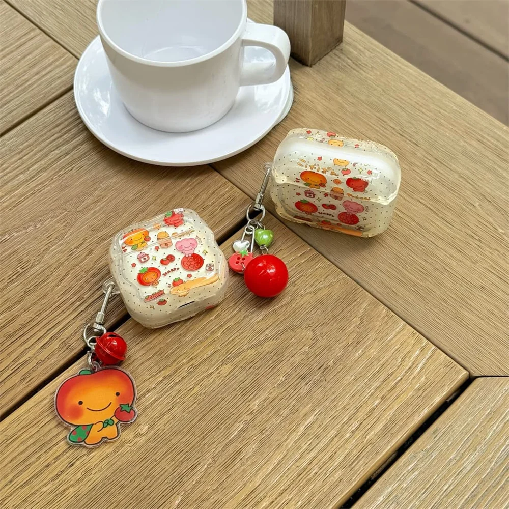 Korean Style Cartoon Tomato Earphone Case Shockproof Cover For Apple Airpods Pro3 Pro2 4 Airpods 2 3 4 Headphone Case Cute Cover
Korean Style Cartoon Tomato Earphone Case Shockproof Cover For Apple Airpods Pro3 Pro2 4 Airpods 2 3 4 Headphone Case Cute Cover
