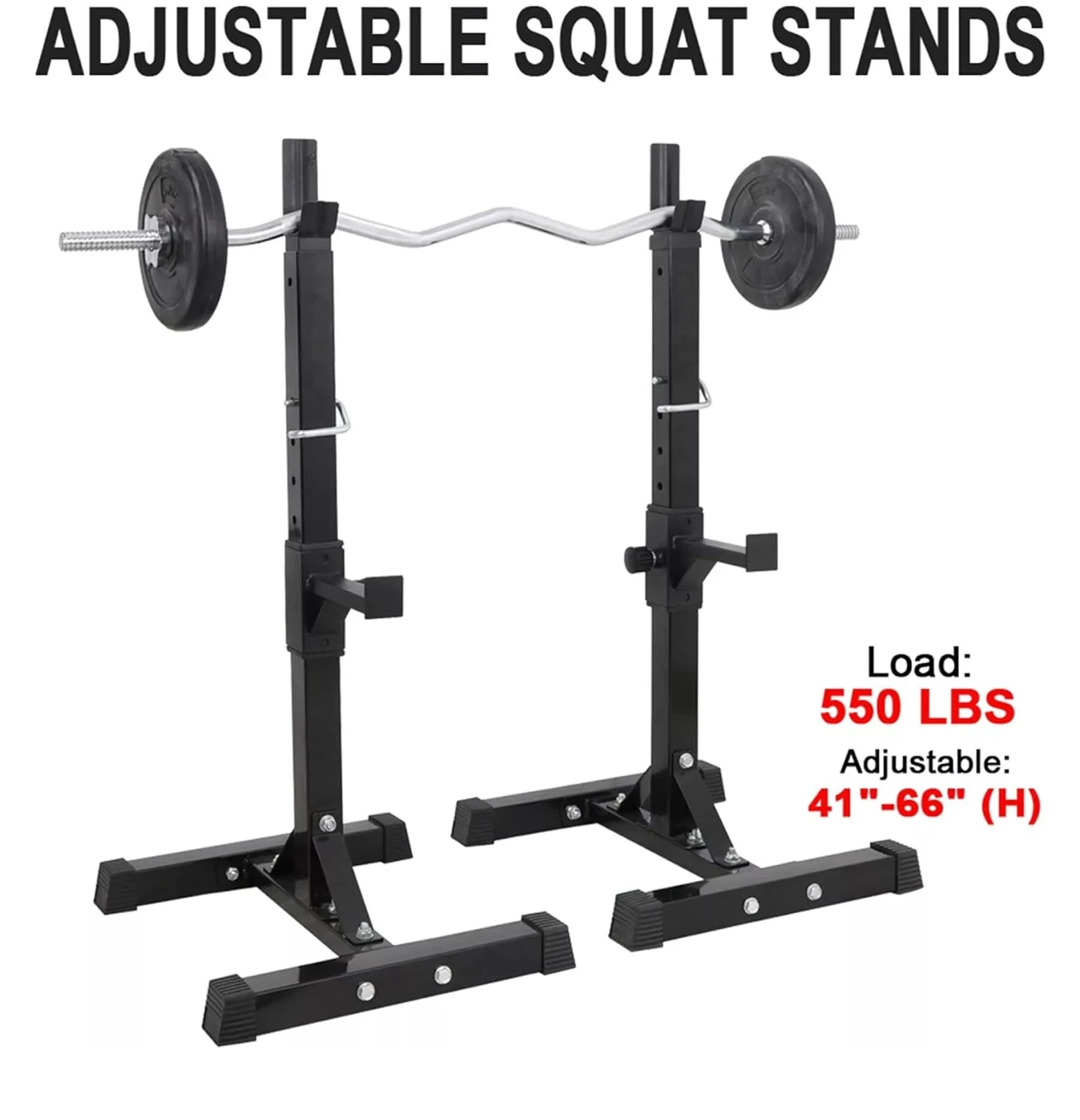 Buy 3 get 2 free Squat Rack Bench Press Weight Exercise Barbell Stand Gym Fitness Adjustable
Buy 3 get 2 free Squat Rack Bench Press Weight Exercise Barbell Stand Gym Fitness Adjustable