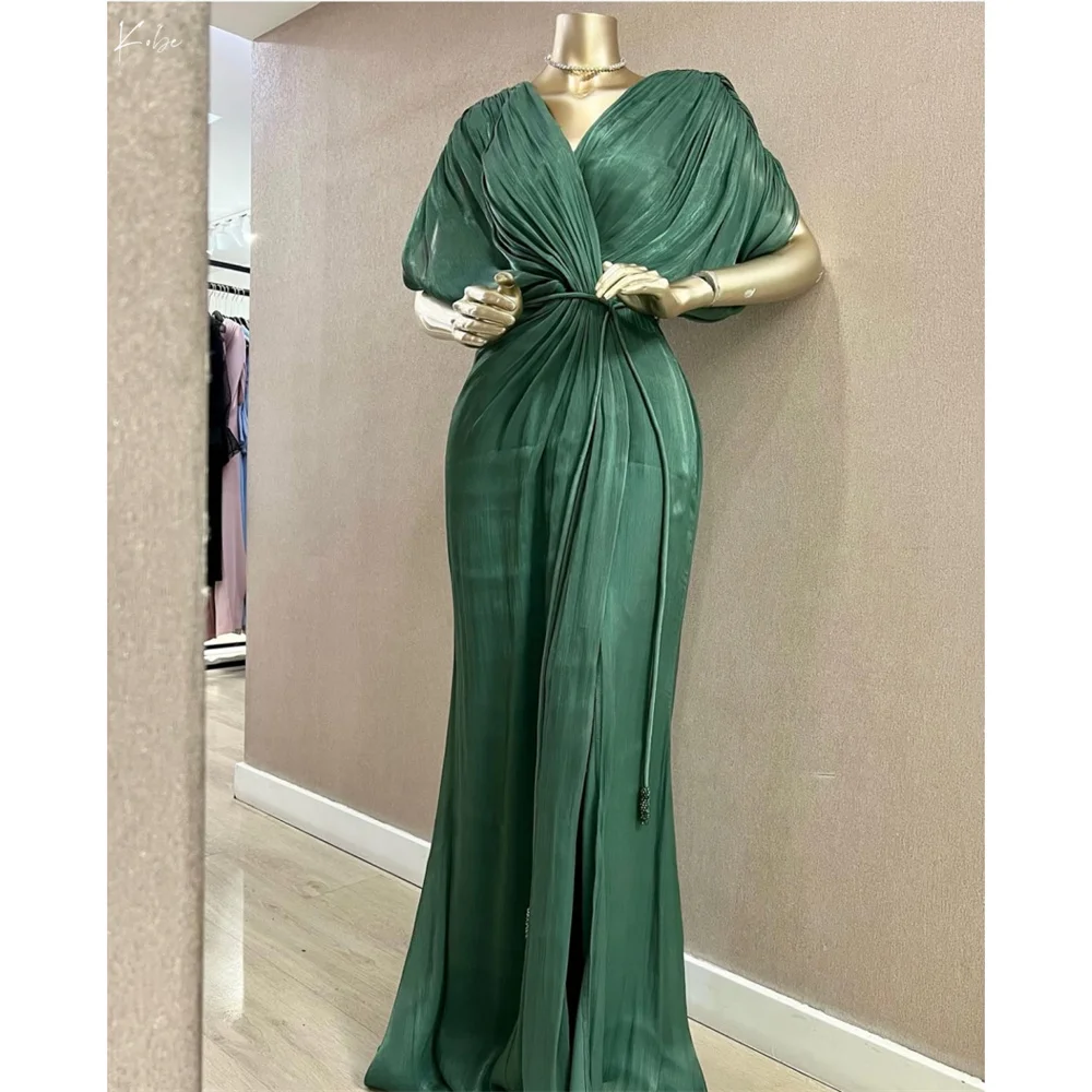 Kobe Customized V-neck Floor-length Half-Sleeve Prom Dresses Green Half-Sleeve فساتين سهرة Elegant فساتين للمناسبات الخاصة 2025
Kobe Customized V-neck Floor-length Half-Sleeve Prom Dresses Green Half-Sleeve فساتين سهرة Elegant فساتين للمناسبات الخاصة 2025