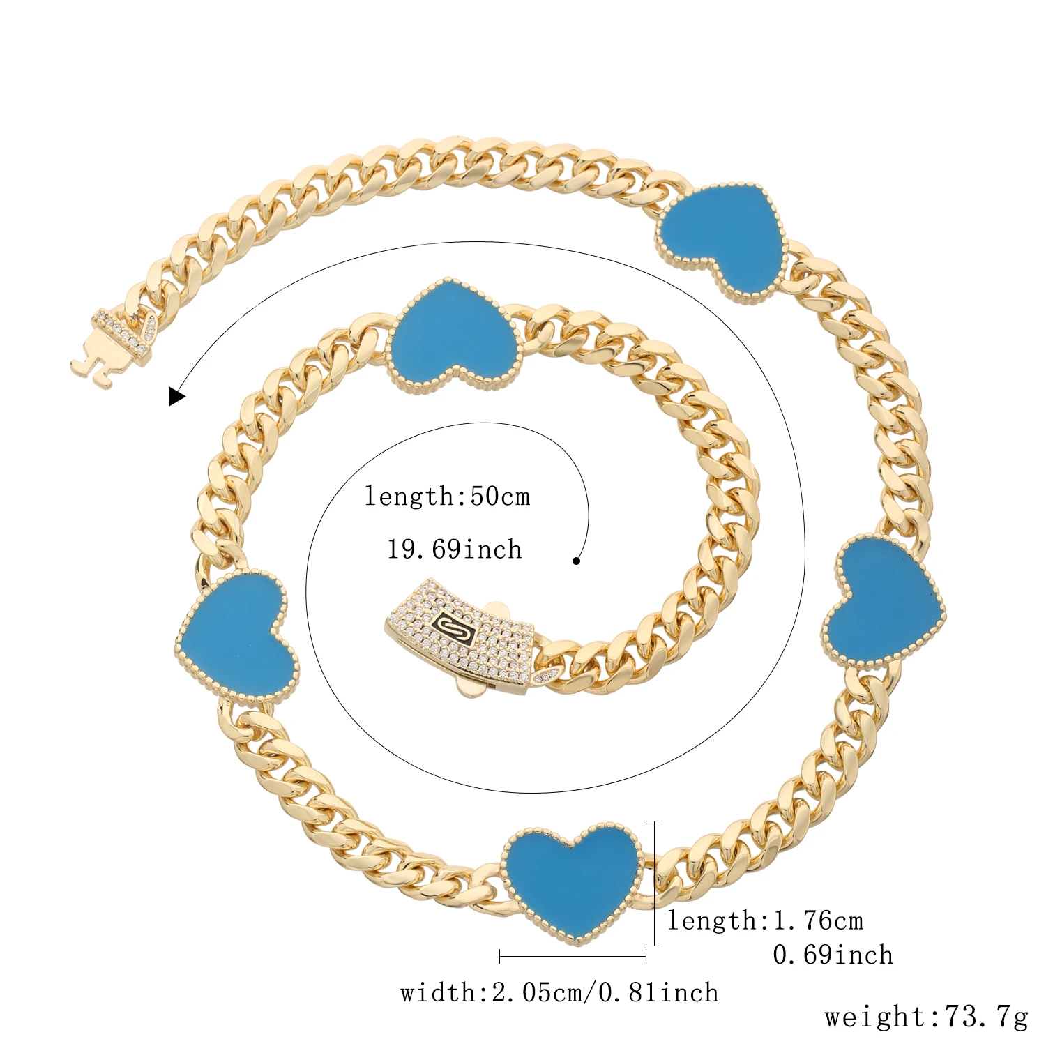 2024 Blue Love Bracelet Necklace Jewelry Set Made of 14K Gold Plated Copper Anniversary Gift Free Shipping Item
2024 Blue Love Bracelet Necklace Jewelry Set Made of 14K Gold Plated Copper Anniversary Gift Free Shipping Item