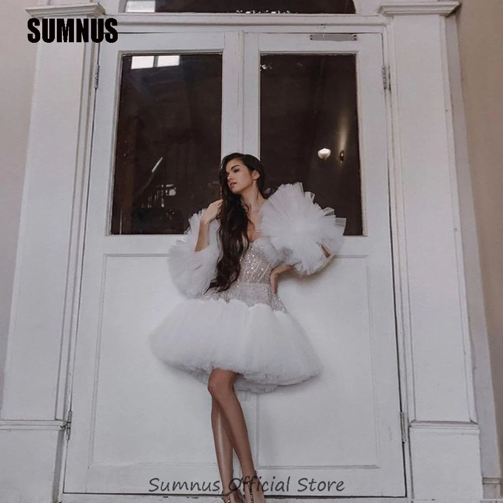 SUMNUE Tulle Short Mini A-Line Party Dresses Shiny Glitter Cocktail Prom Gowns Sexy Tiered Casual Homecoming Dress For Women
SUMNUE Tulle Short Mini A-Line Party Dresses Shiny Glitter Cocktail Prom Gowns Sexy Tiered Casual Homecoming Dress For Women