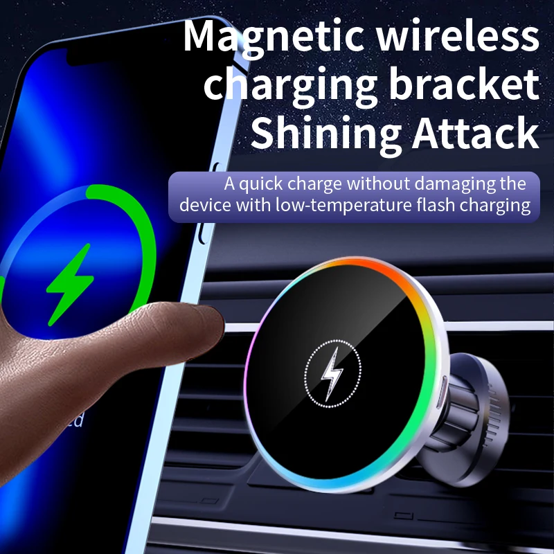 5/7.5/10/15W Car Wireless Charging Device 360° Free Adjustment Super Strong Magnetic Not Easy To Fall For IPhone Huawei Samsung
5/7.5/10/15W Car Wireless Charging Device 360° Free Adjustment Super Strong Magnetic Not Easy To Fall For IPhone Huawei Samsung