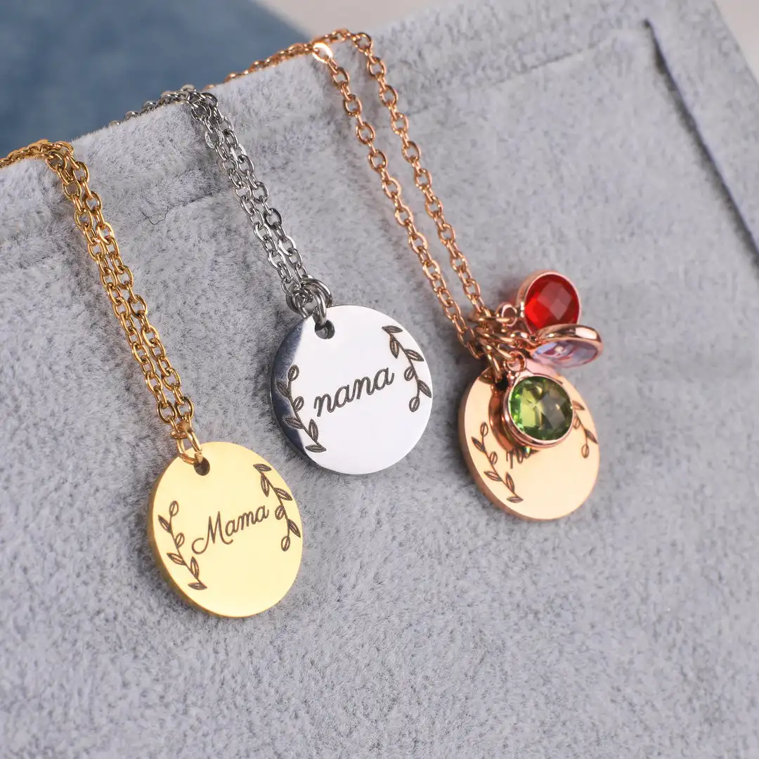 Personalized Custom Name Birthstone Necklace 18K Gold Plated High Quality Stainless Steel Ladies Pendant Best Gift For Friend
Personalized Custom Name Birthstone Necklace 18K Gold Plated High Quality Stainless Steel Ladies Pendant Best Gift For Friend