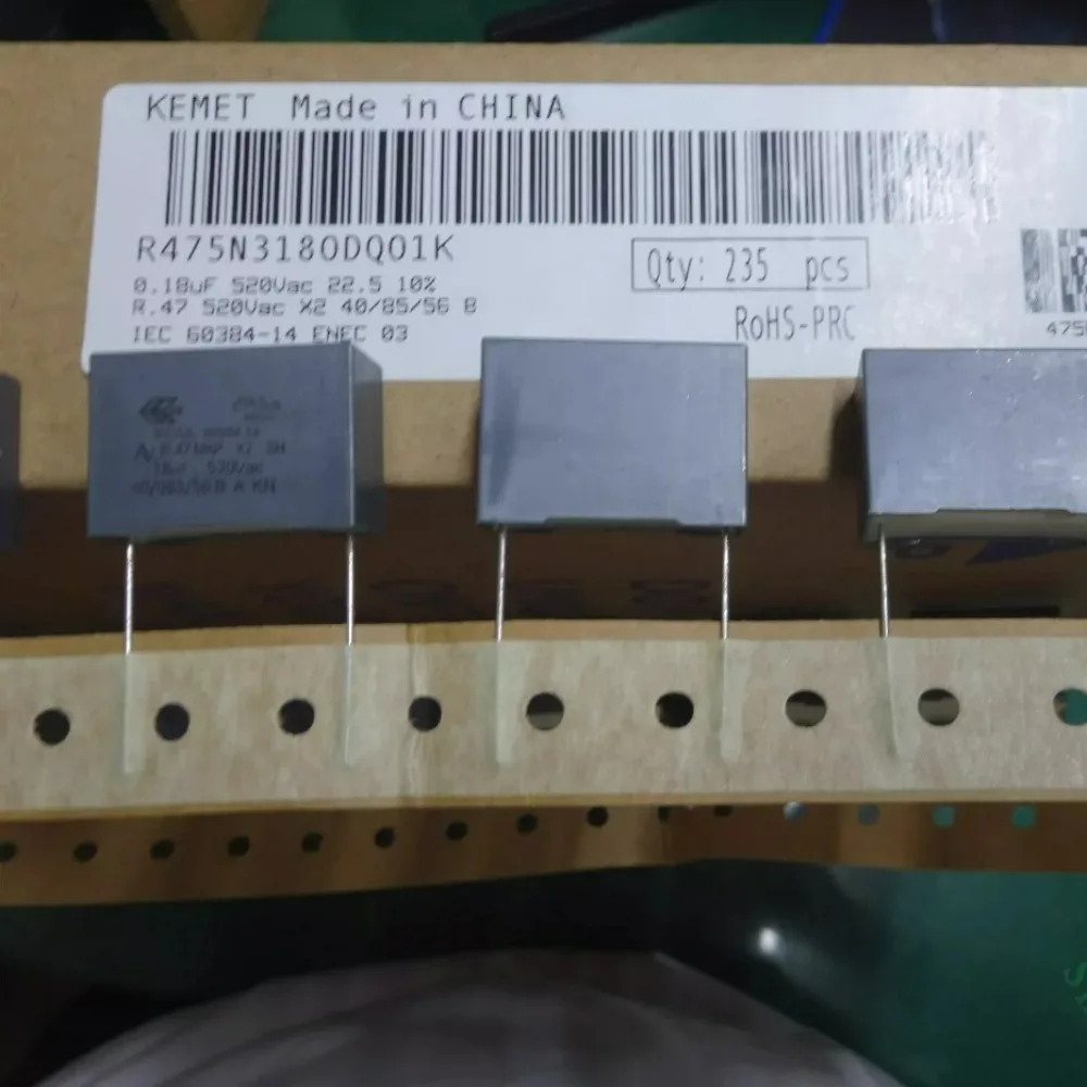 5pcs/lot AV R47 MKP 0.18uf 520VAC 180nf u18 184 K Brand New 22.5mm Film Capacitor R475N3180DQ01K
5pcs/lot AV R47 MKP 0.18uf 520VAC 180nf u18 184 K Brand New 22.5mm Film Capacitor R475N3180DQ01K