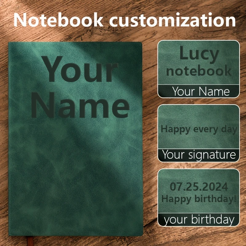 Personalized A5 Notebook Customization - Soft Cover Journal with Your Name, Signature & Birthday Date - Ideal Birthday Gift
Personalized A5 Notebook Customization - Soft Cover Journal with Your Name, Signature & Birthday Date - Ideal Birthday Gift