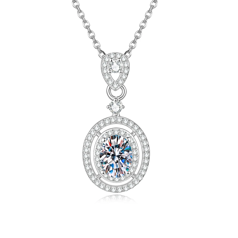 D Color 6*8mm 2CT Moissanite Pendant Necklace S925 Sterling Silver Necklaces For Women Birthday Anniversary Party Jewelry Gift
D Color 6*8mm 2CT Moissanite Pendant Necklace S925 Sterling Silver Necklaces For Women Birthday Anniversary Party Jewelry Gift