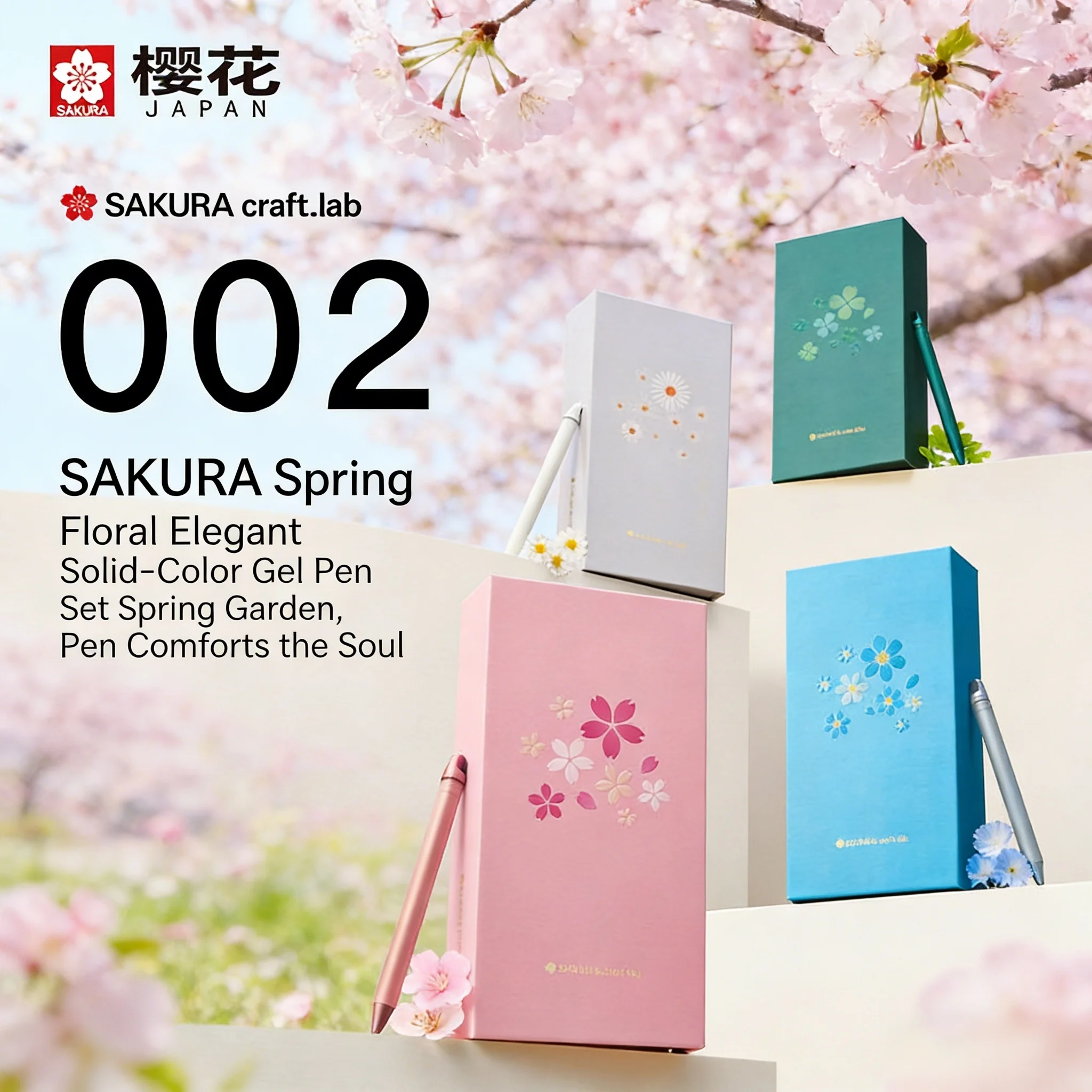 Sakura Craft Lab 002 Brass Signature Writing Pen Set High-quality 0.5mm Ballpoint Pen Business Gifts Office/School Stationery
Sakura Craft Lab 002 Brass Signature Writing Pen Set High-quality 0.5mm Ballpoint Pen Business Gifts Office/School Stationery