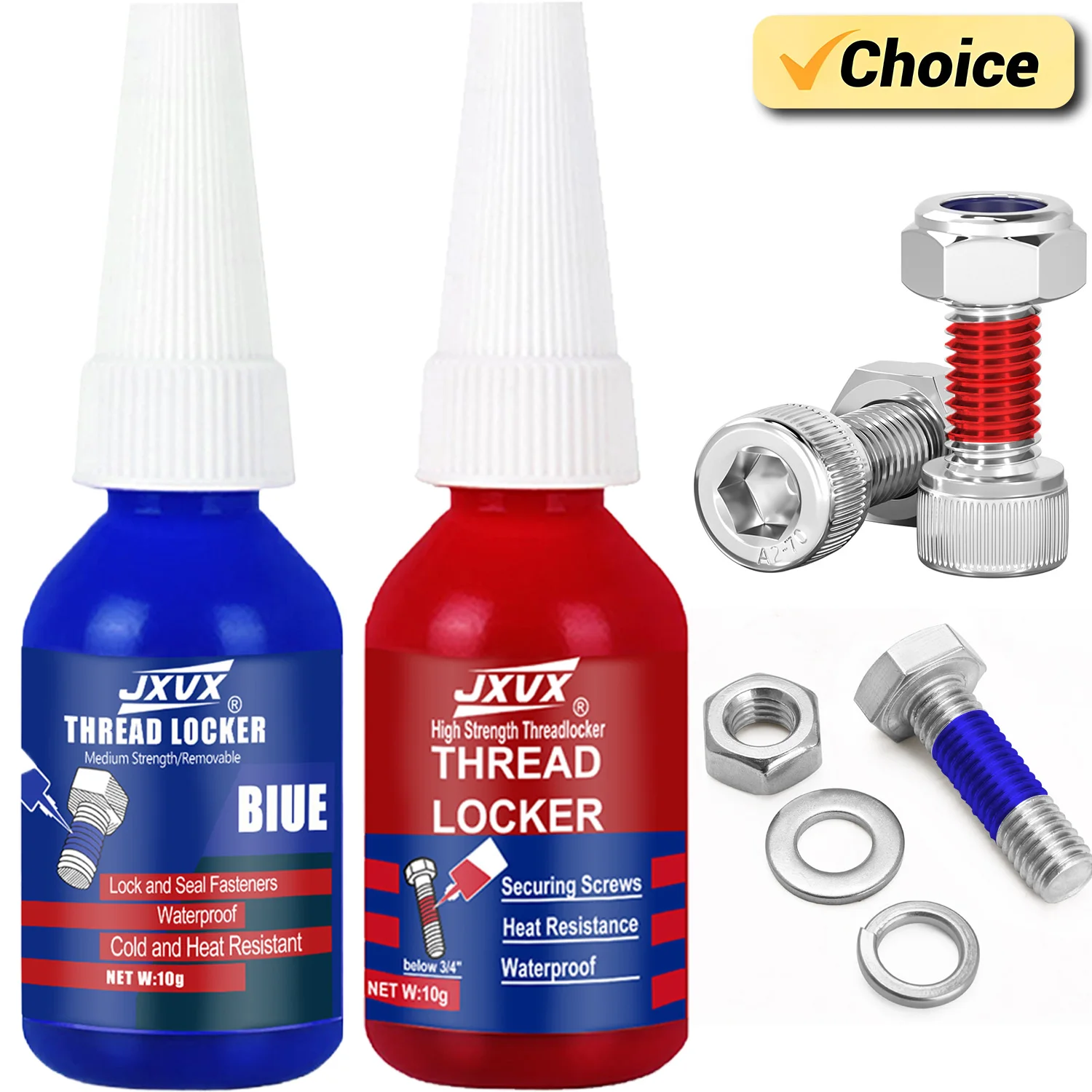 Thread Locking Agent Sealant 10g Anaerobic nut lock Glues Anti Loose Screw Glues Fastening Quickly Cured Threadlocker Adhesive.
Thread Locking Agent Sealant 10g Anaerobic nut lock Glues Anti Loose Screw Glues Fastening Quickly Cured Threadlocker Adhesive.