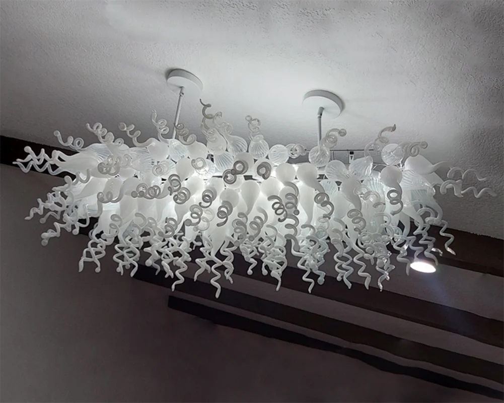 LR566-Unique Big Lighting Chihuly Style LED Hand Blown Glass Chandelier for Dining Room
LR566-Unique Big Lighting Chihuly Style LED Hand Blown Glass Chandelier for Dining Room