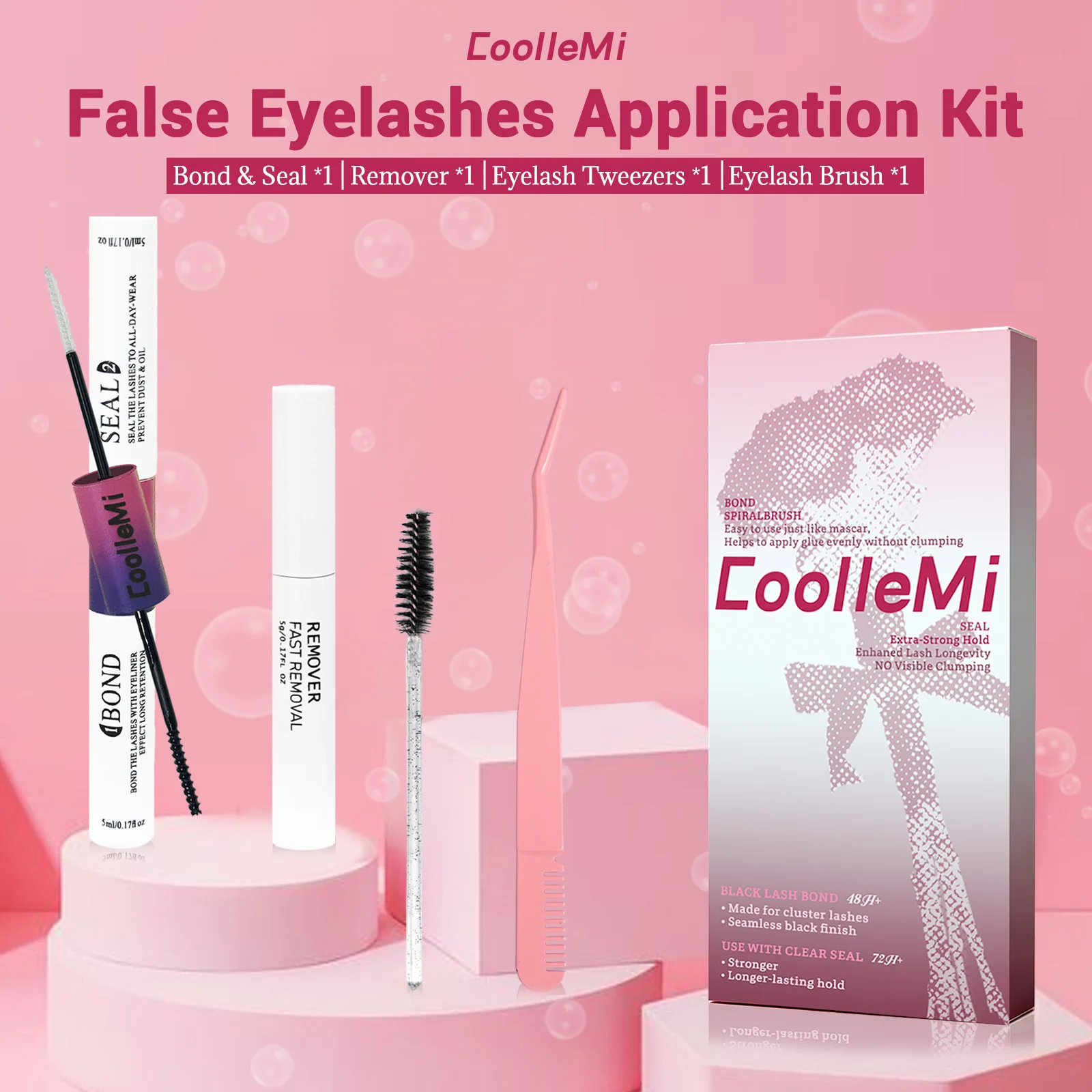 All-in-1 Lash Bond and Seal Kit with Tweezers Remover | Strong Hold Waterproof DIY Lash Glue Set | Latex-Free Sensitive Formula | Long-Lasting At-Home Lash Extensions
All-in-1 Lash Bond and Seal Kit with Tweezers Remover | Strong Hold Waterproof DIY Lash Glue Set | Latex-Free Sensitive Formula | Long-Lasting At-Home Lash Extensions