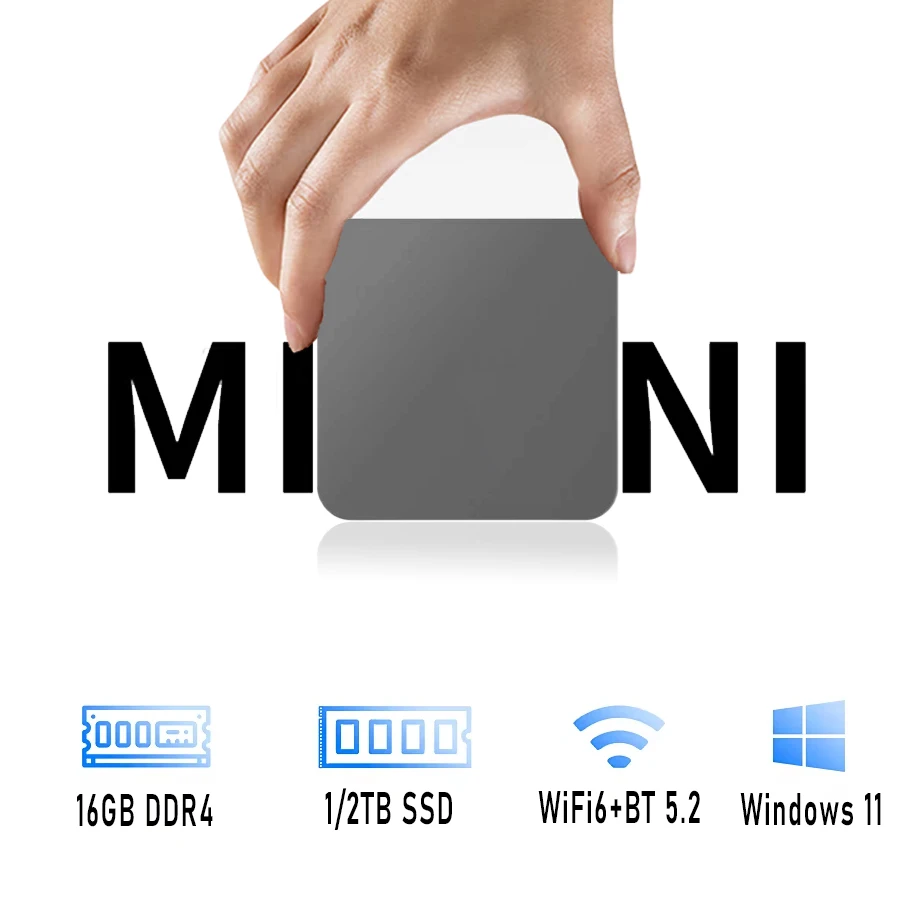 3 Years Warranty Intel Core i9 8950HK Mini PC Wifi6 BT5.2 Mini Gaming PC Desktop 16GB RAM M.2 SSD Windows 11 Intel Mini Computer
3 Years Warranty Intel Core i9 8950HK Mini PC Wifi6 BT5.2 Mini Gaming PC Desktop 16GB RAM M.2 SSD Windows 11 Intel Mini Computer