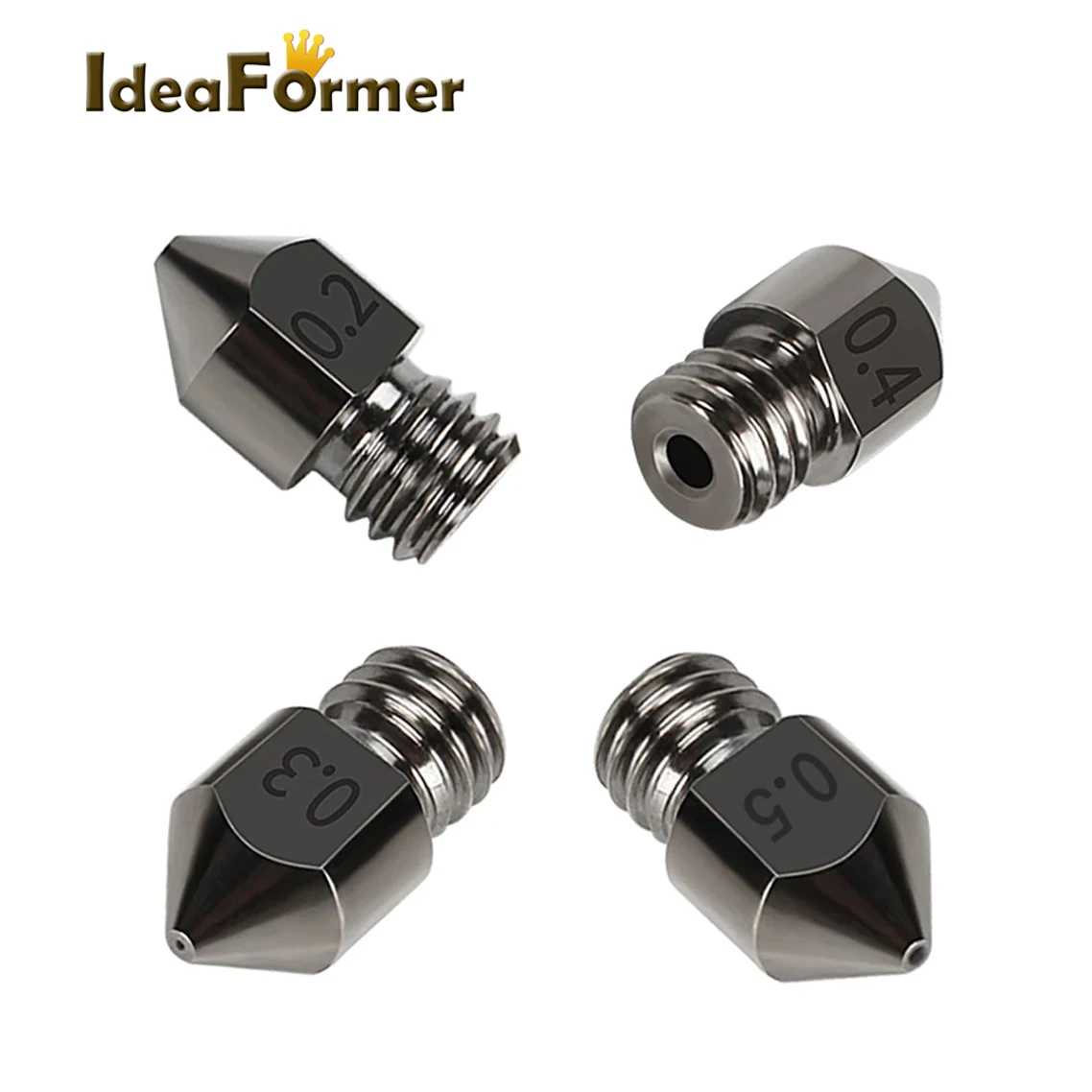 MK7 MK8 Nozzle Super Hard Steel Mold Steel Corrosion-Resistant Extruder Filament 1.75mm For Ender3 ID Pro Giant 3D Printer Parts
MK7 MK8 Nozzle Super Hard Steel Mold Steel Corrosion-Resistant Extruder Filament 1.75mm For Ender3 ID Pro Giant 3D Printer Parts