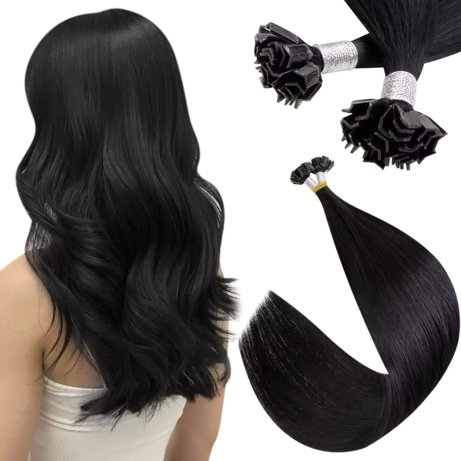 LaaVoo Virgin Ktip Human Hair Extension Invisible 25g&50g 16-24inch 1g/s Seamless Real Brazilian Human Hair Straight Natural
LaaVoo Virgin Ktip Human Hair Extension Invisible 25g&50g 16-24inch 1g/s Seamless Real Brazilian Human Hair Straight Natural