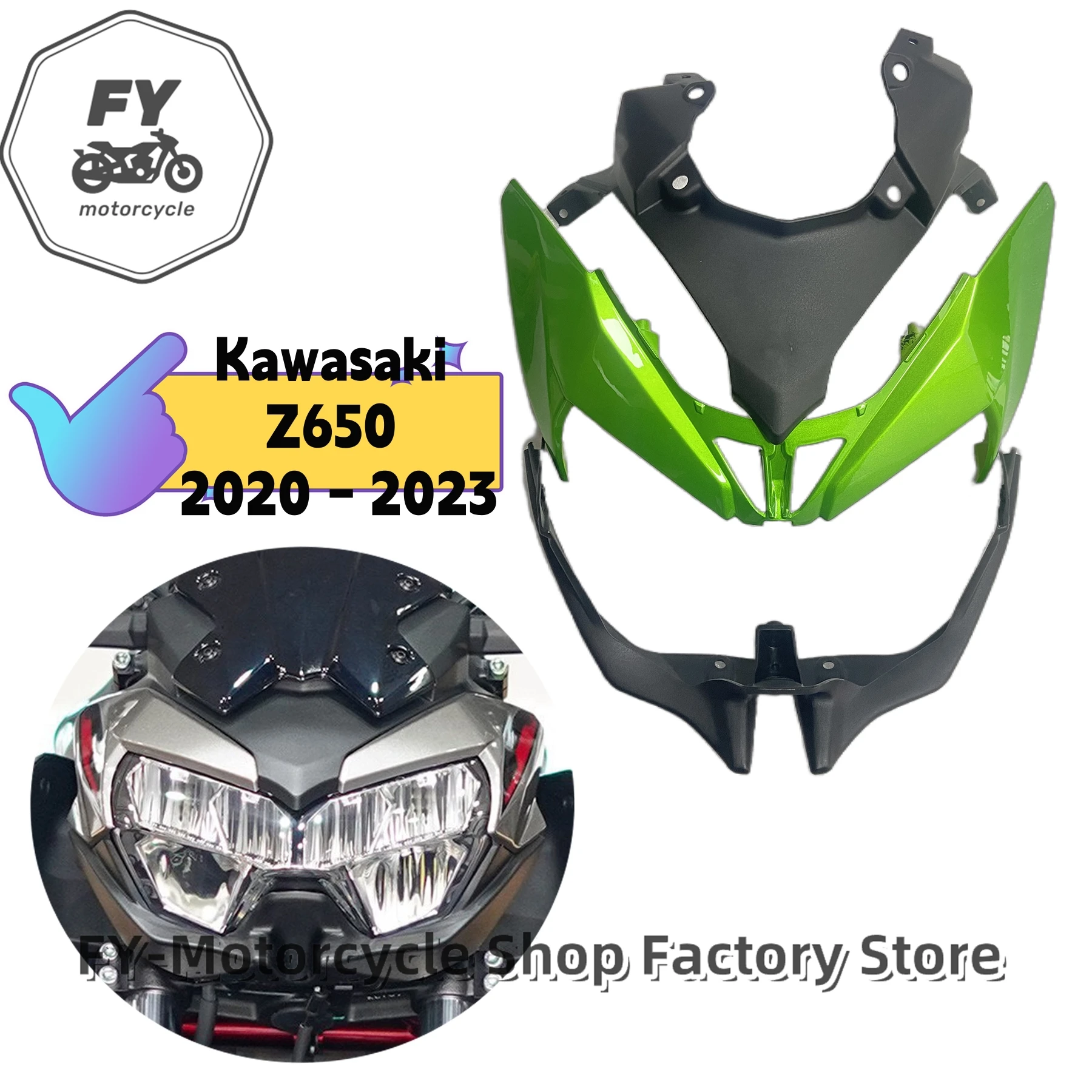 For Kawasaki Z650 2020 2021 2022 2023 ABS injection molding Motorcycle fairing whole body kit decoration kit Z 650 black Green
For Kawasaki Z650 2020 2021 2022 2023 ABS injection molding Motorcycle fairing whole body kit decoration kit Z 650 black Green